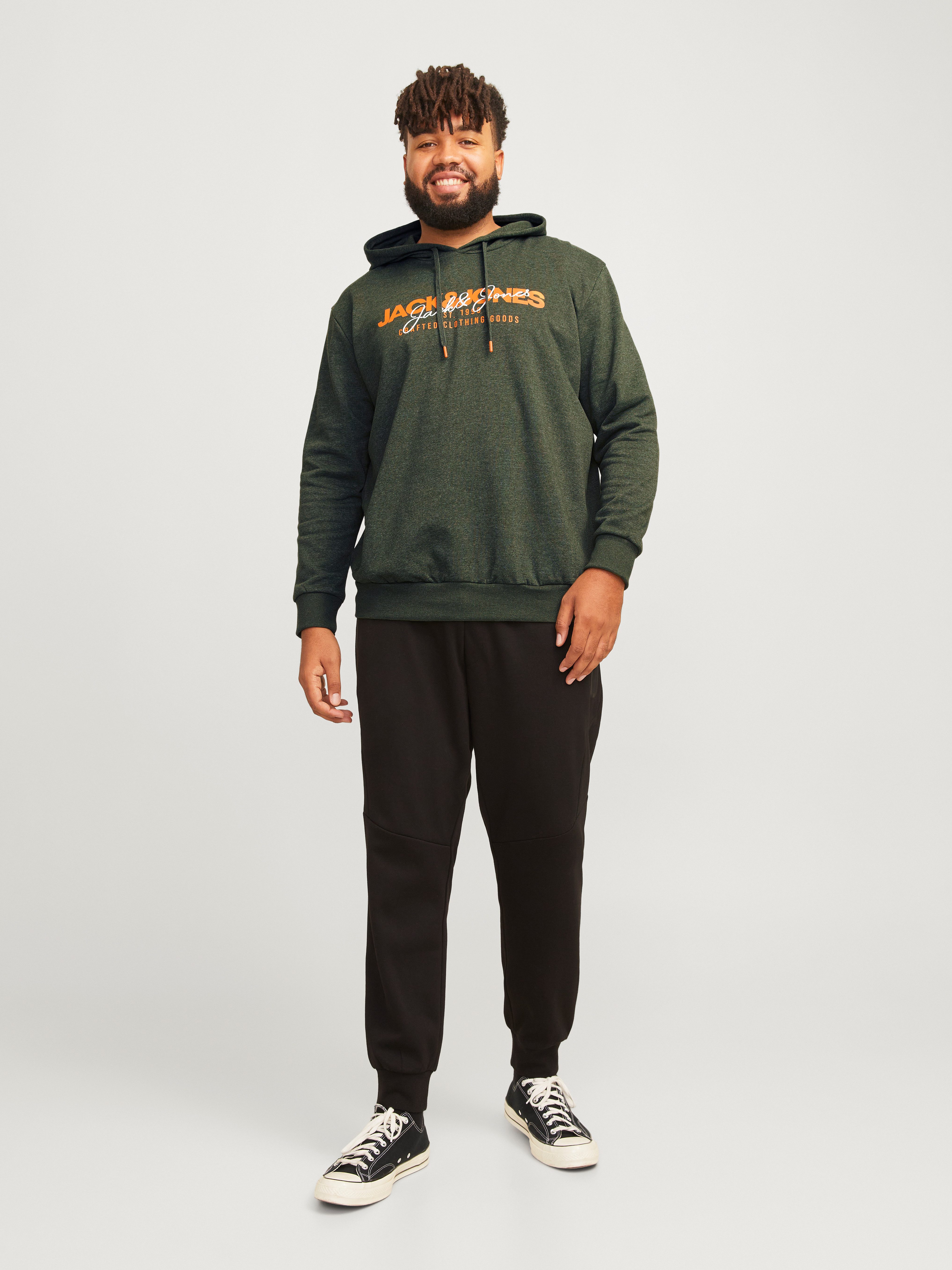 Jack & Jones PlusSize Hoodie JJALVIS SWEAT HOOD PLS