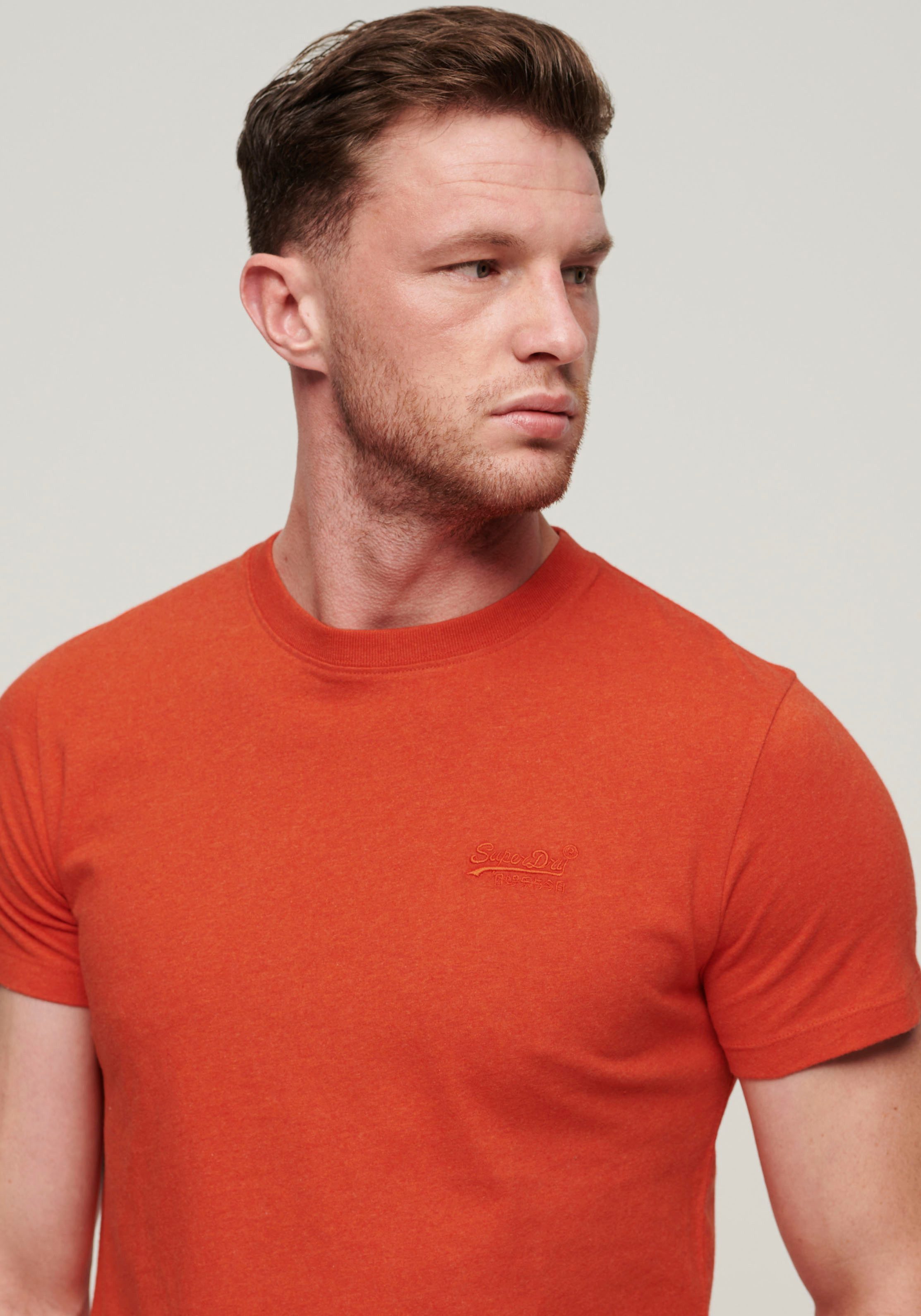 Superdry Shirt met ronde hals ESSENTIAL LOGO EMB TEE