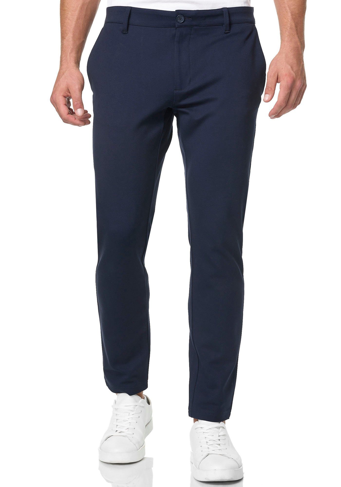 Indicode Pantalon Roedekro verzorgde look met recht gesneden pijp