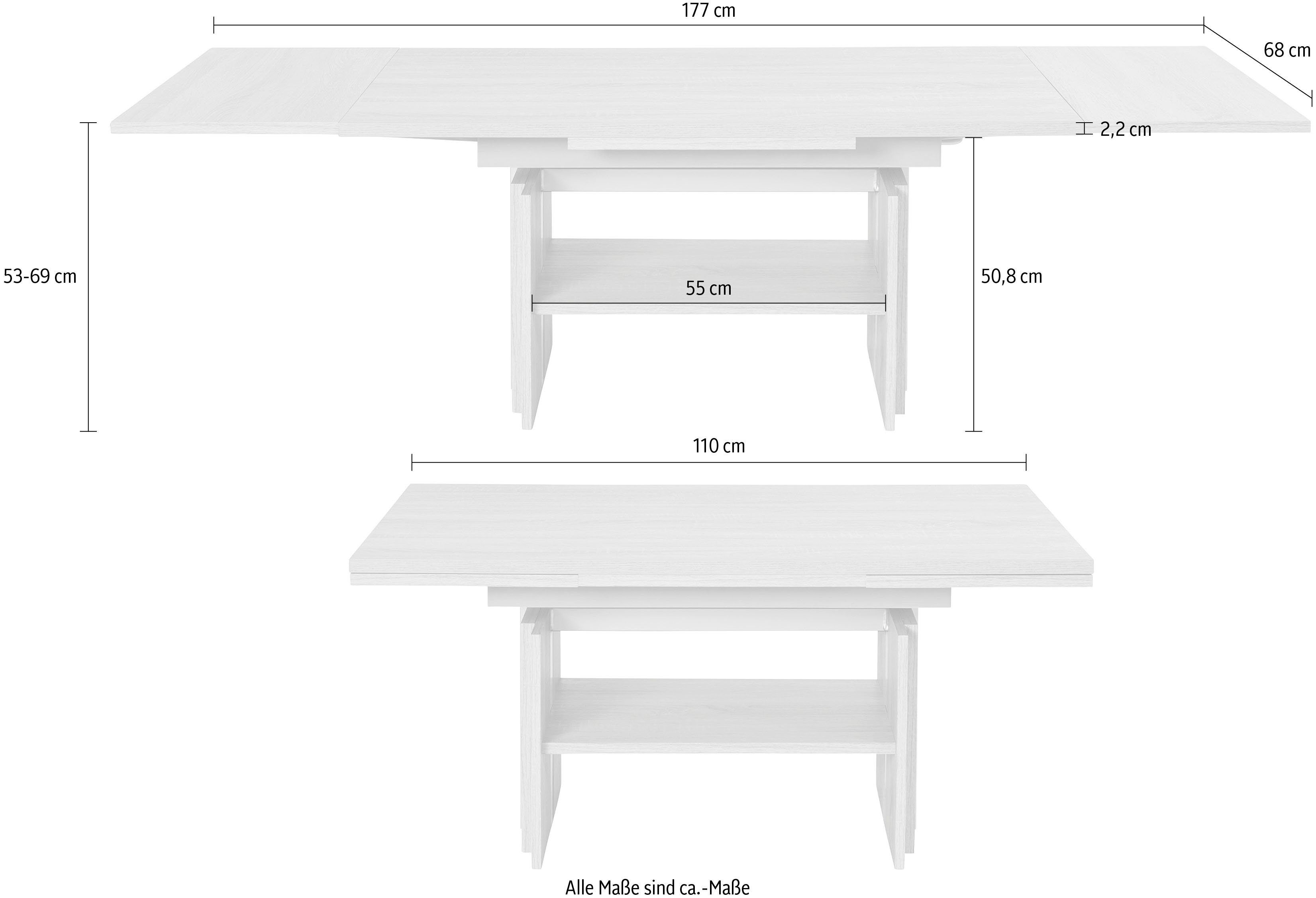 HELA Salontafel Functionele salontafel Henner