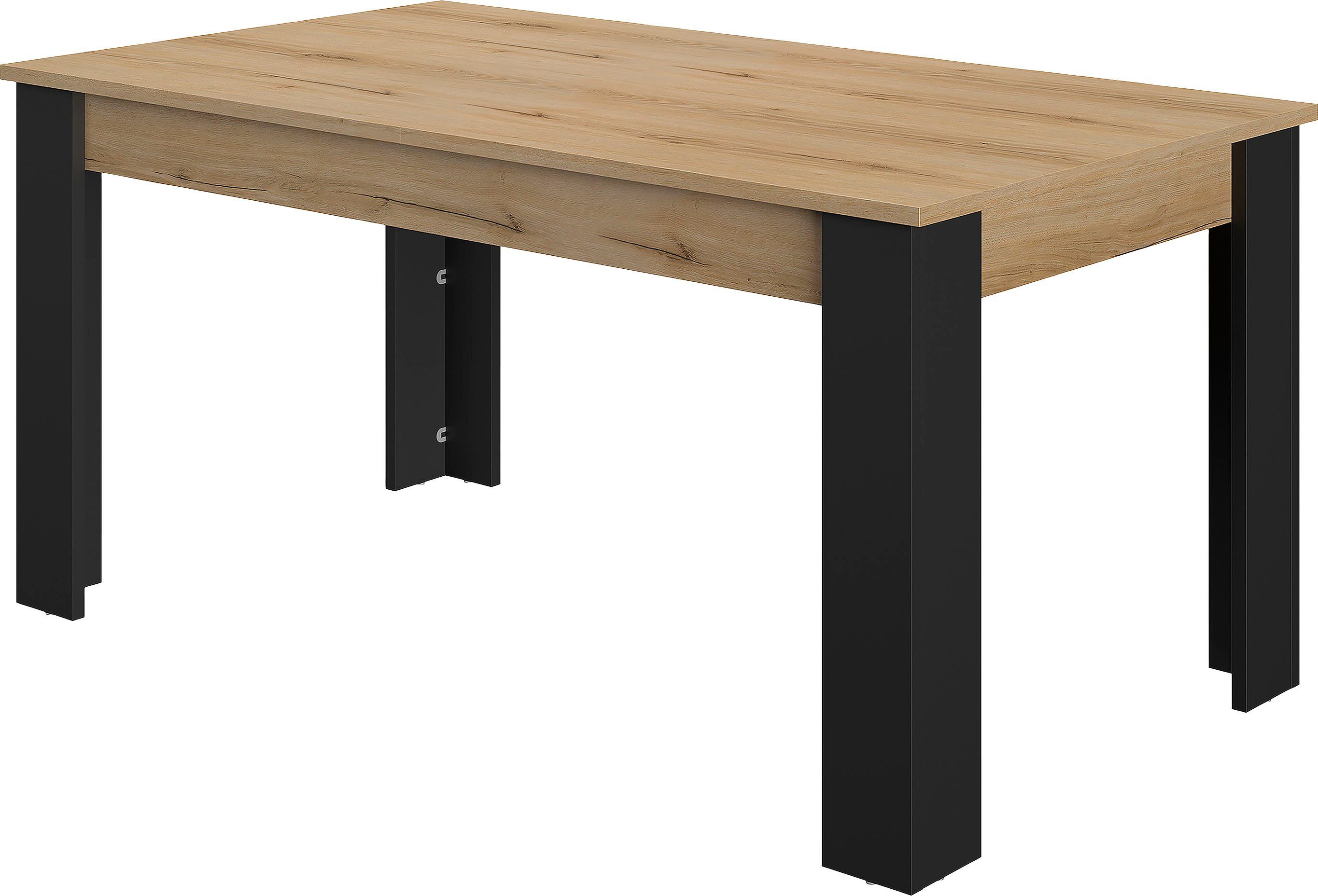 Gami Eettafel Trust met lade 160(200)cm