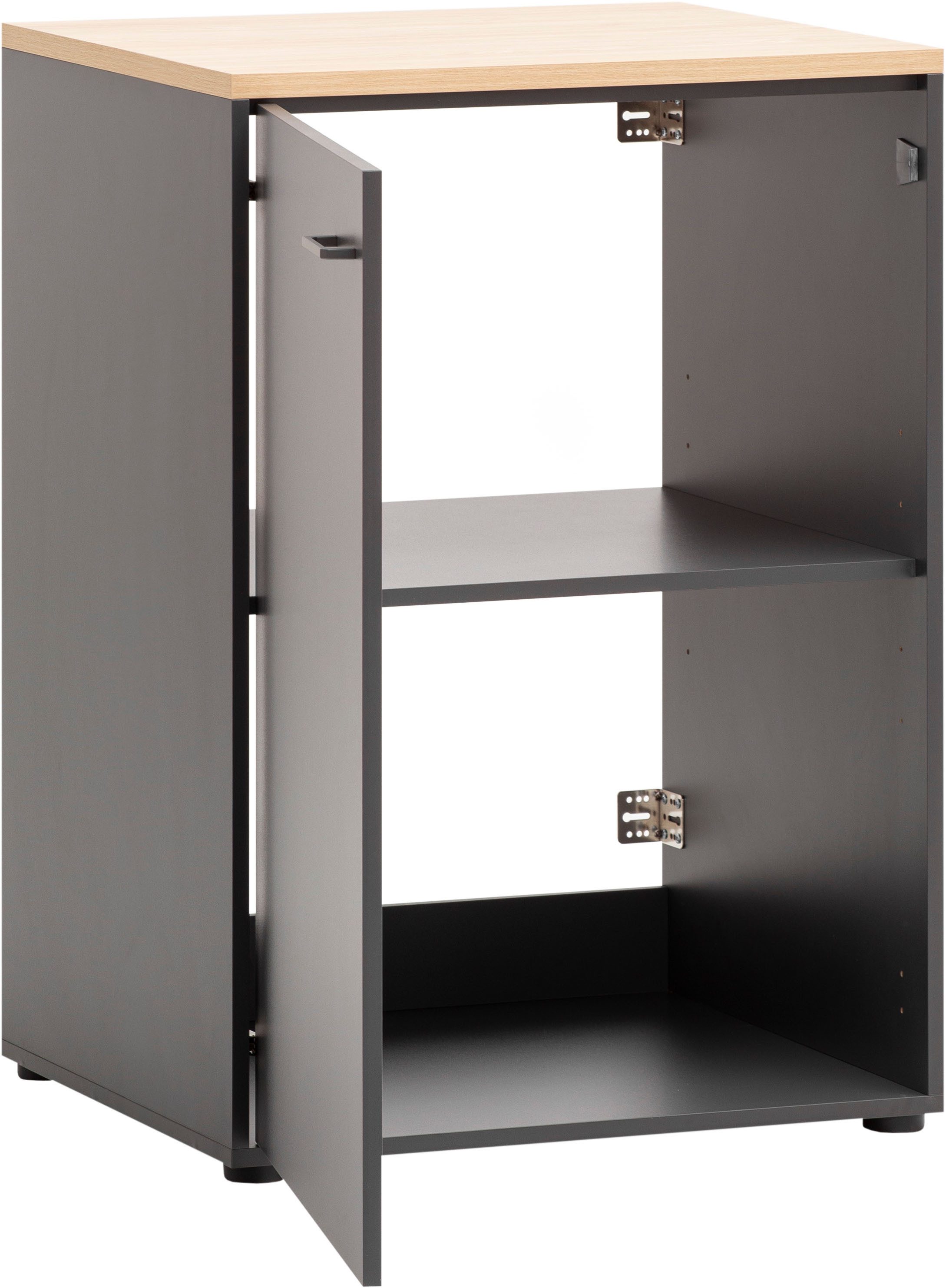 Schildmeyer Multifunctionele kast Solea, breedte 67 cm Softclose scharnieren, verwisselbare deur aanslag
