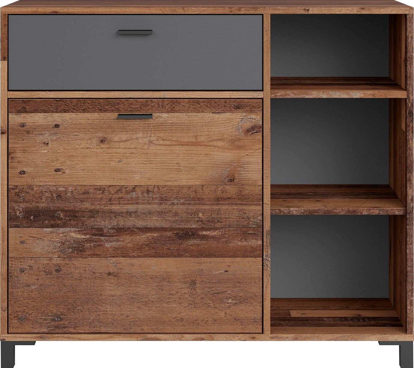 INOSIGN Dressoir Jackson Breedte 98 cm, met open rek