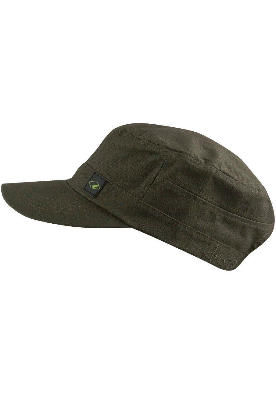 chillouts Army cap El Paso Hat van pure katoen, ademend, one size