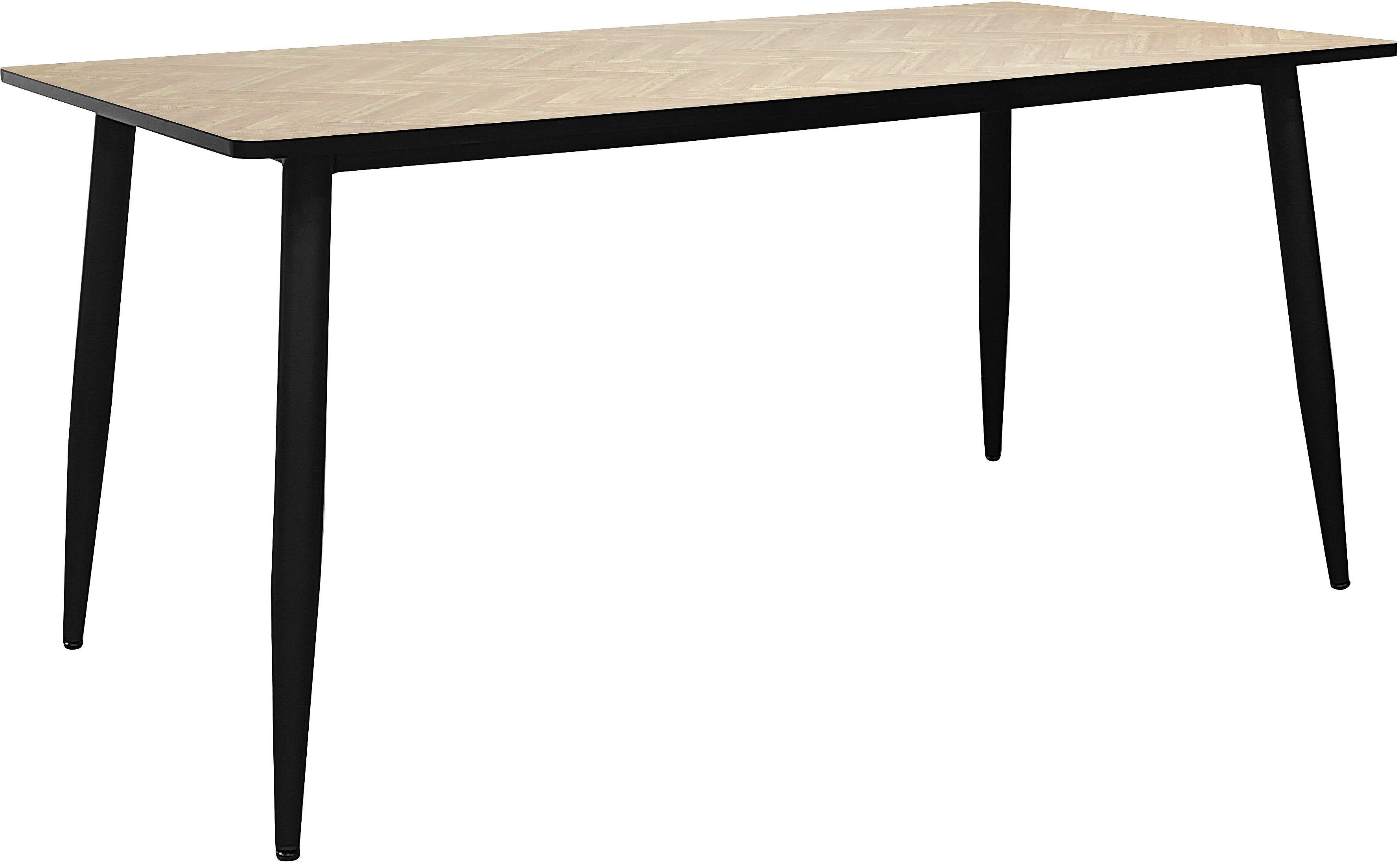 Home affaire Eettafel Arhus in trendy visgraatlook