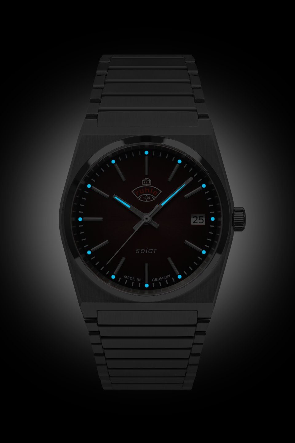 ruhla Solarhorloge Space Control Solar Damen