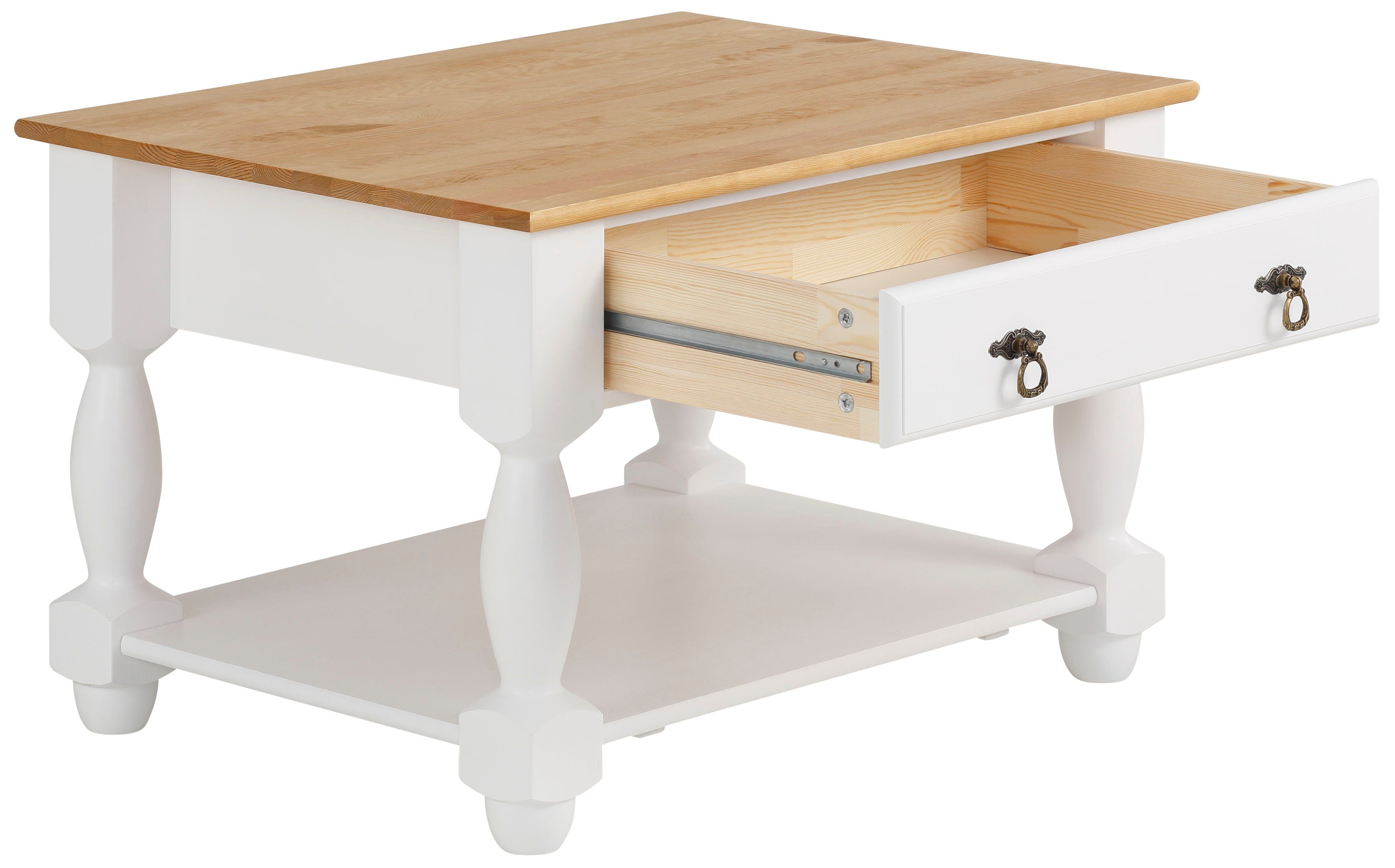 Home affaire Salontafel Sulm met een lade en een plank