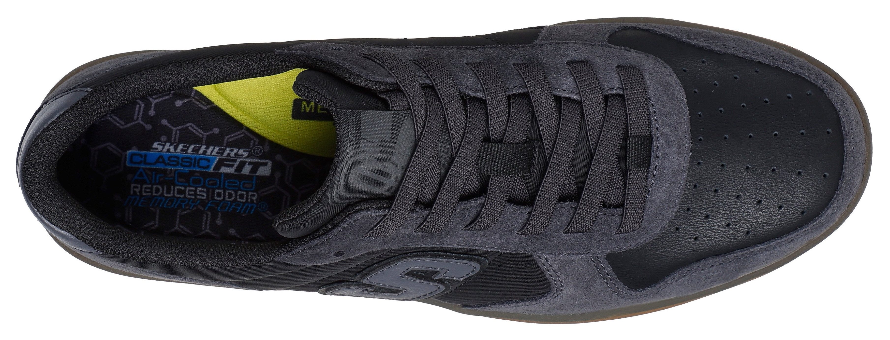 Skechers Slip-on sneakers NEW WAVE CUP-CALVEN , retro sneaker, veterschoen met elastiek