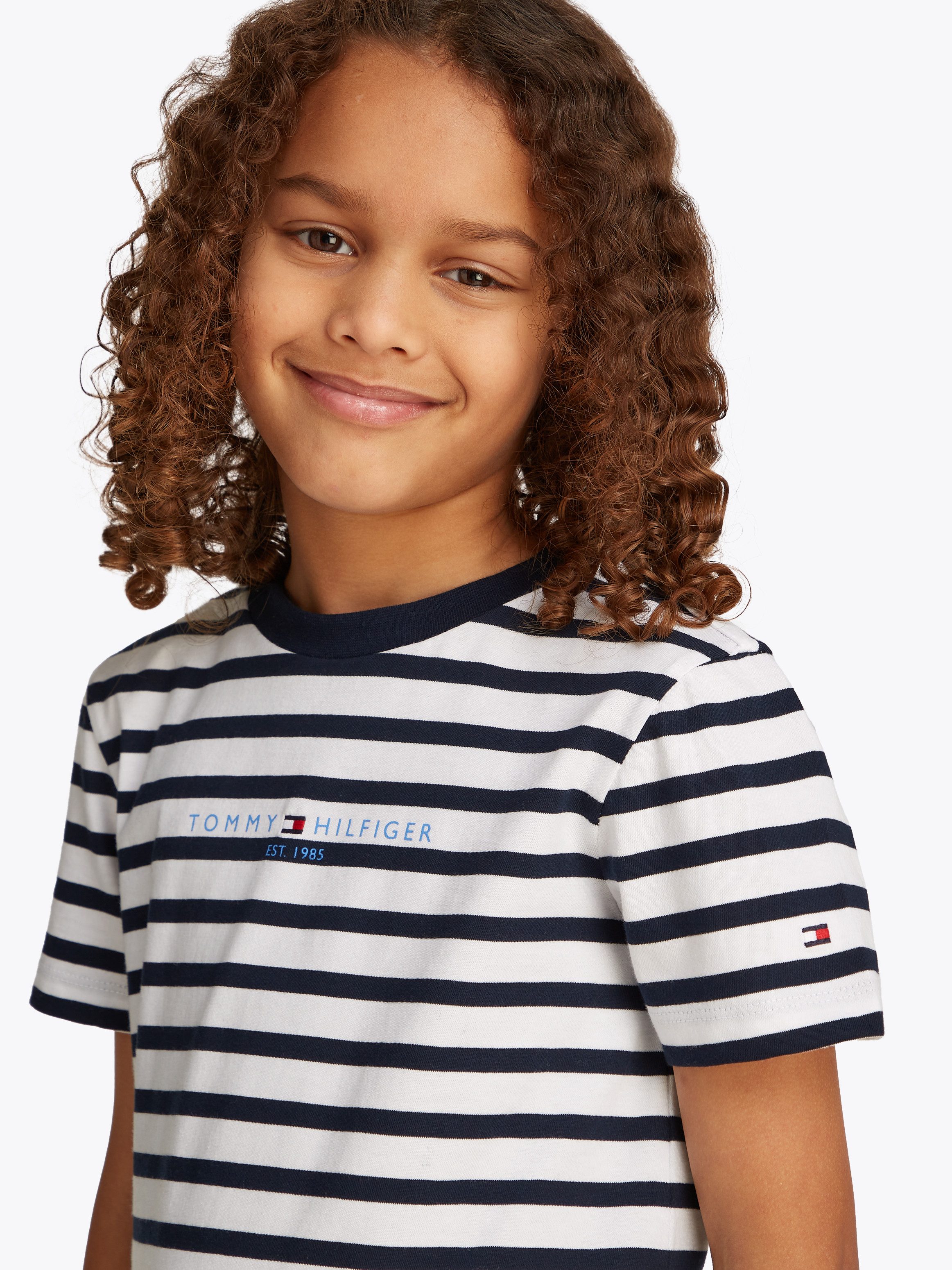 Tommy Hilfiger T-shirt short met een logo-opschrift (set, 2-delig, 2 stuks)