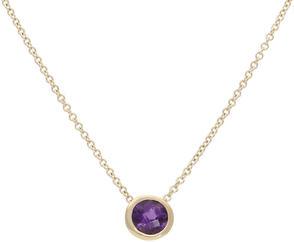 Firetti Ketting met hanger Sieraad cadeau goud 585 halssieraad halsketting erwtketting solitair