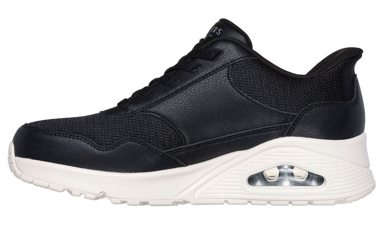 Skechers Slip-on sneakers UNO-SIMPLIFIED SLIP-IN , wedge sneaker, slipper met geïntegreerde slip-ins technologie