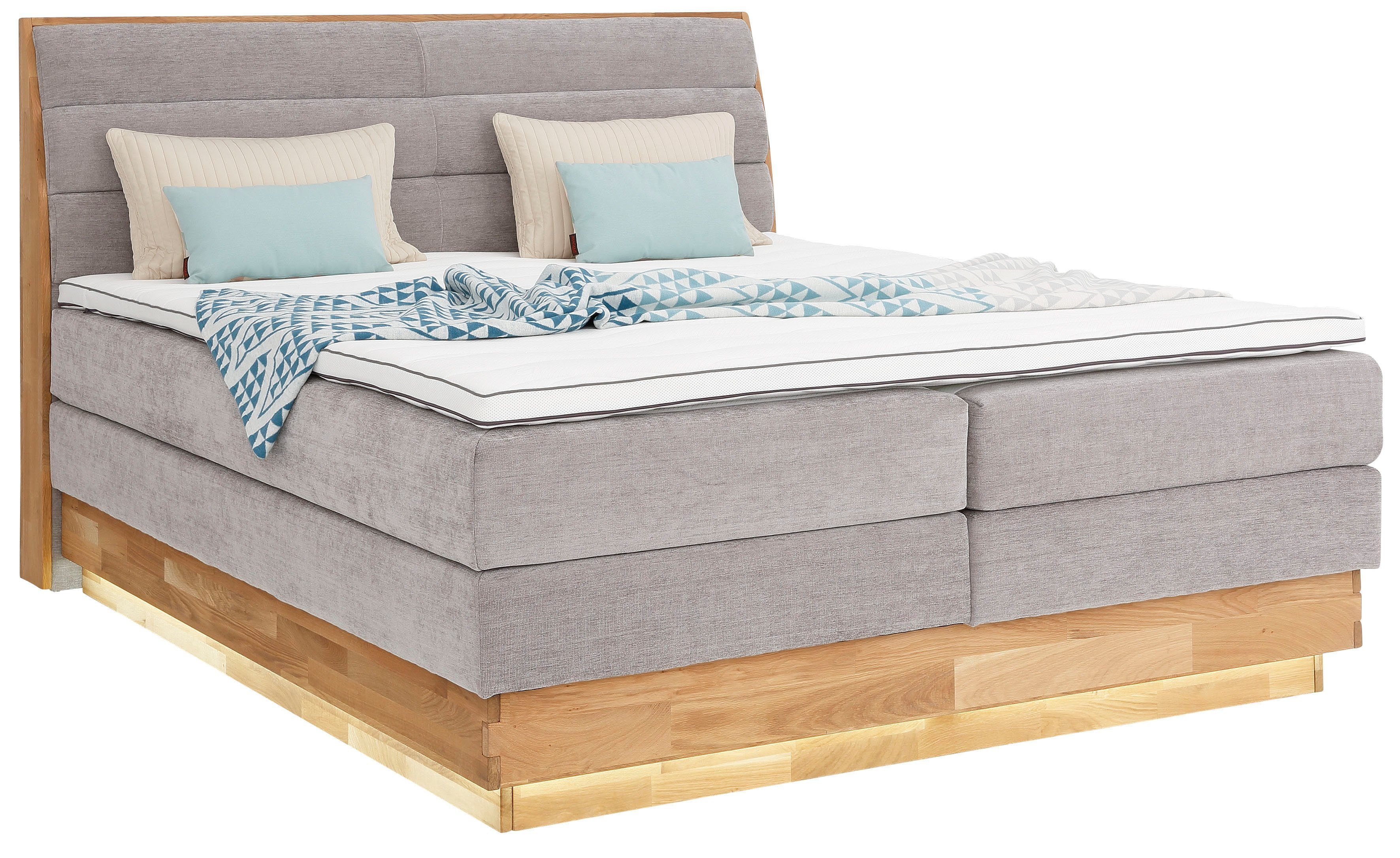 OTTO products Boxspring Ledverlichting, met gecertificeerde, gerecyclede overtrekstoffen