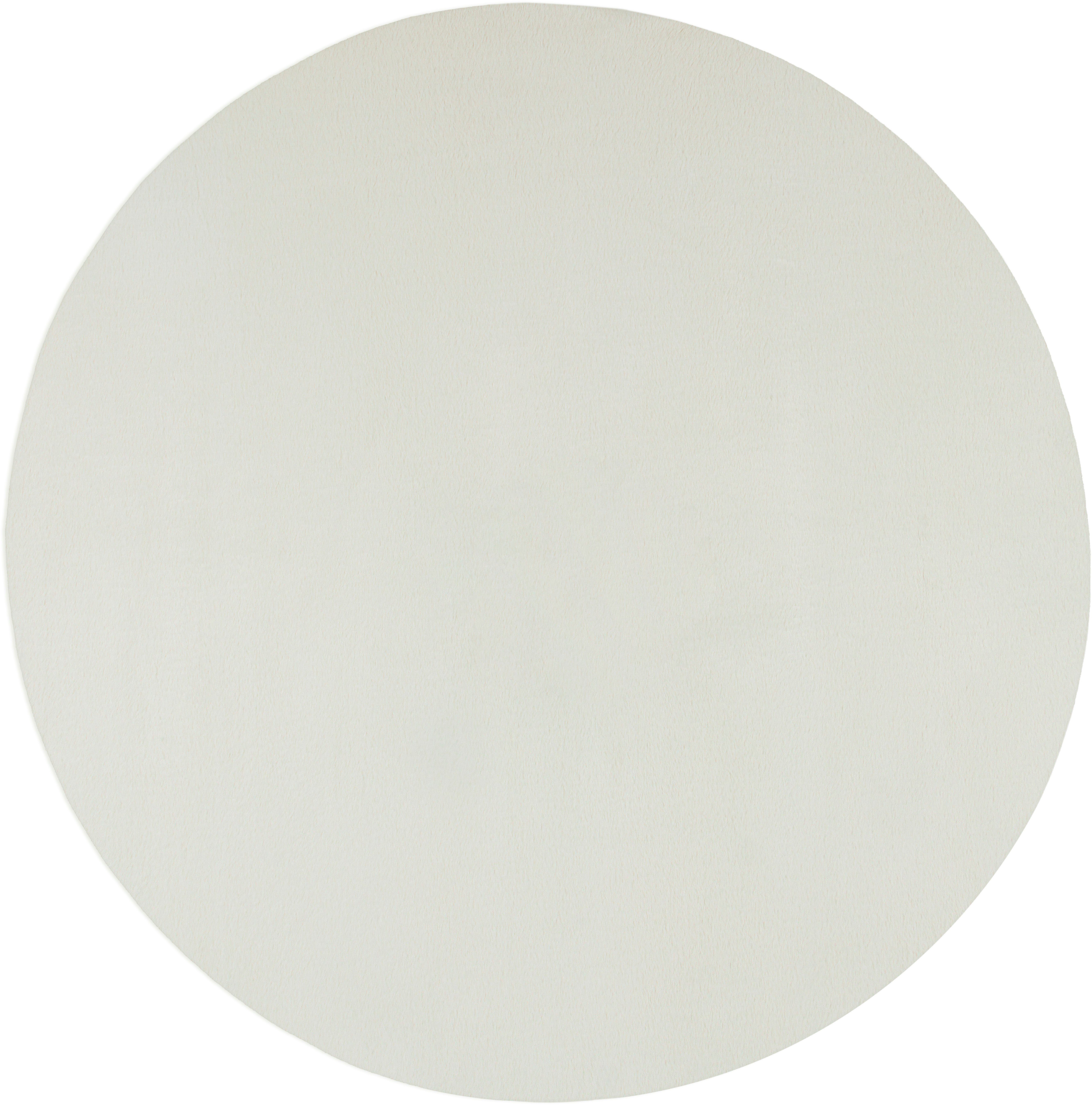 merinos Vloerkleed Focus 47 Bonttapijt, zacht en elegant, woonkamer, slaapkamer moderne vloerkleden maat Ø 117 cm x 11 mm beige