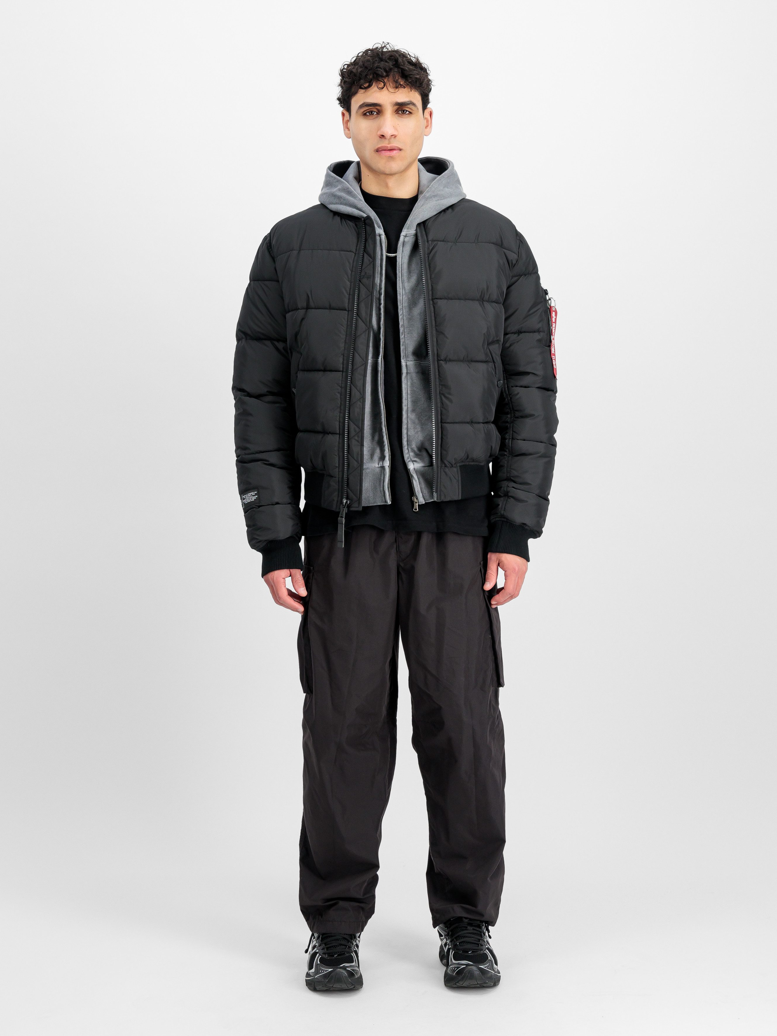 Alpha Industries Gewatteerde jas MA-1 Logo Puffer