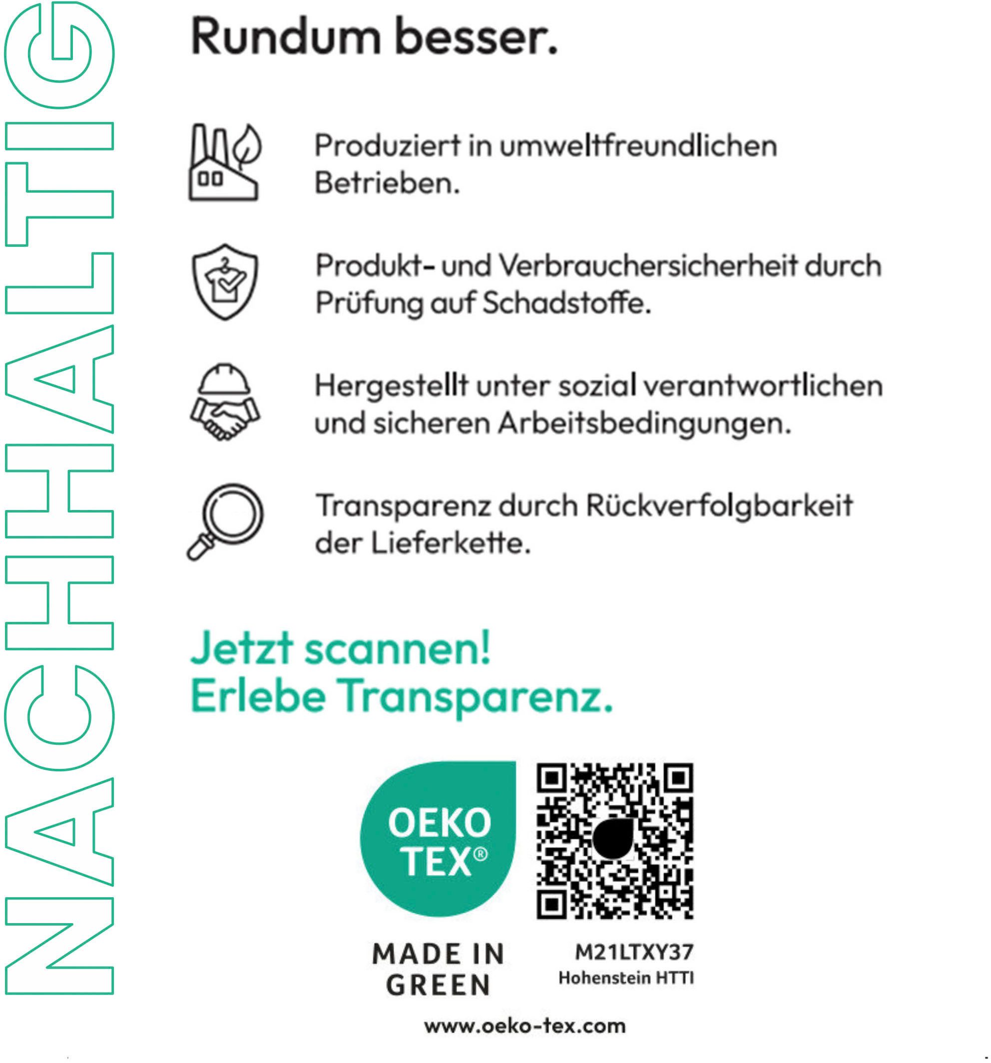 Schiesser Douchelakens Skyline Color van 100% katoen met elegante streeprand (set, 2 stuks)