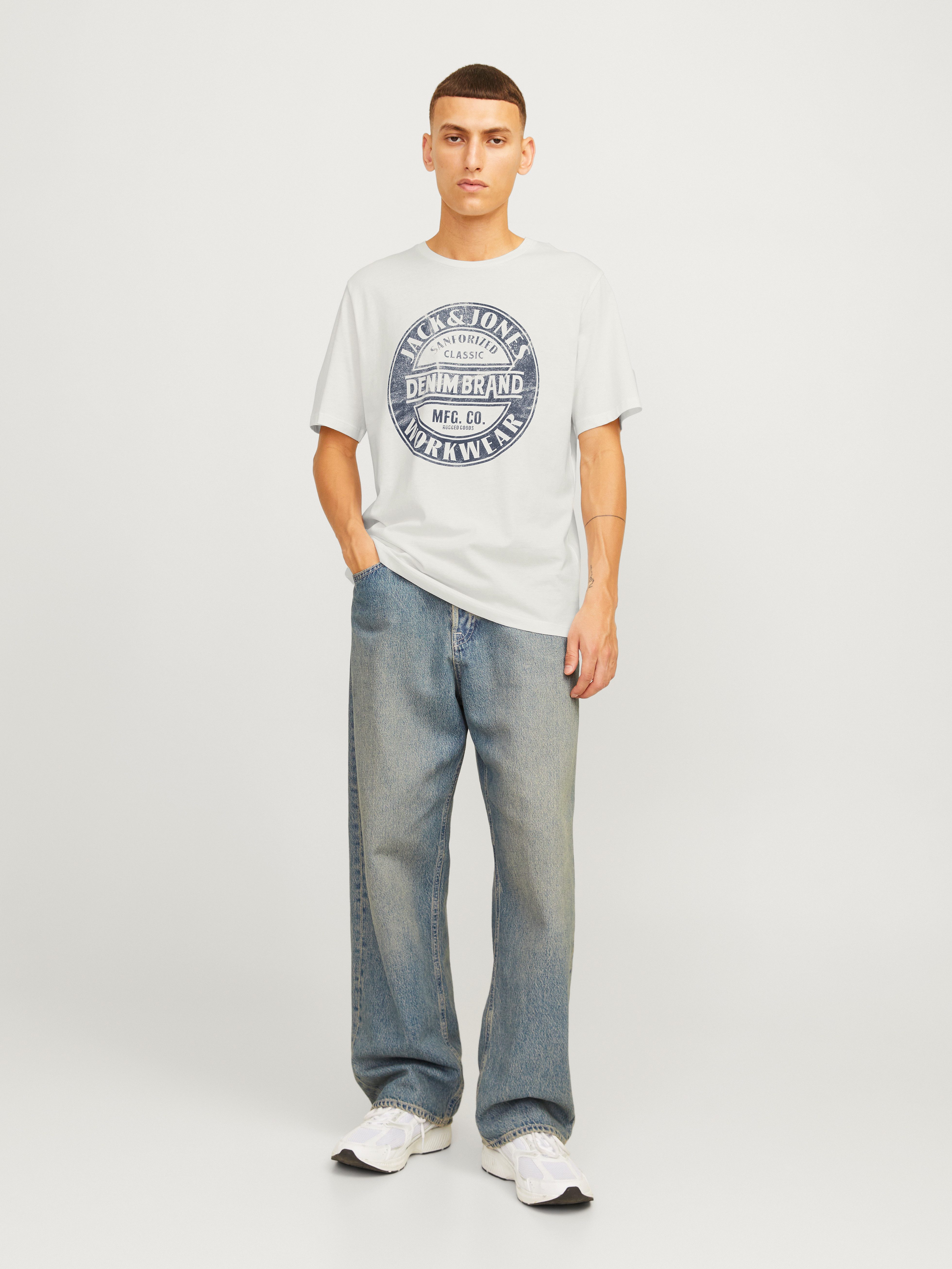 Jack & Jones Shirt met ronde hals JJJEANS TEE SS O-NECK