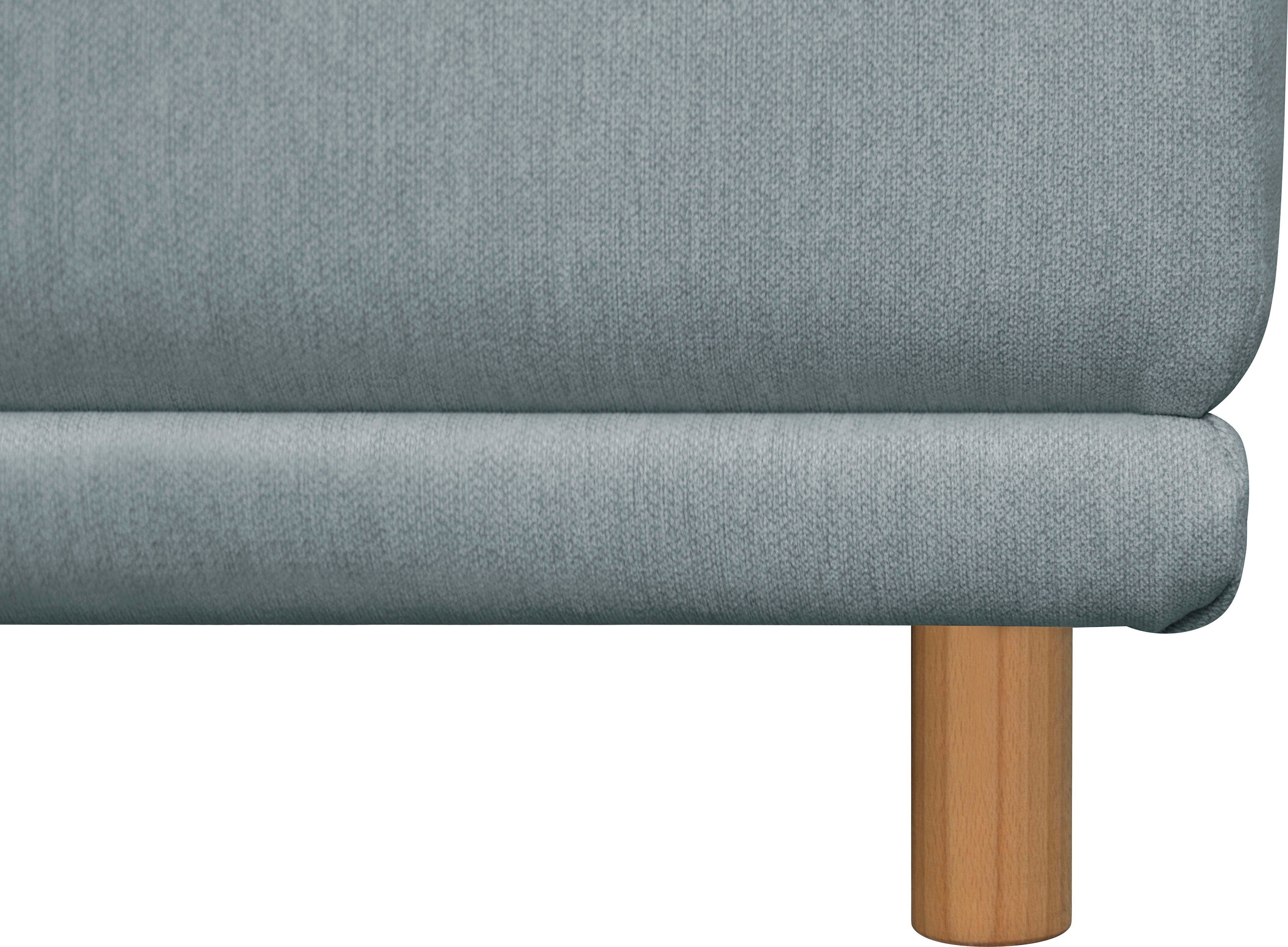 andas Loveseat Maroon stoel in een scandinavisch design, met losse kussens (set)