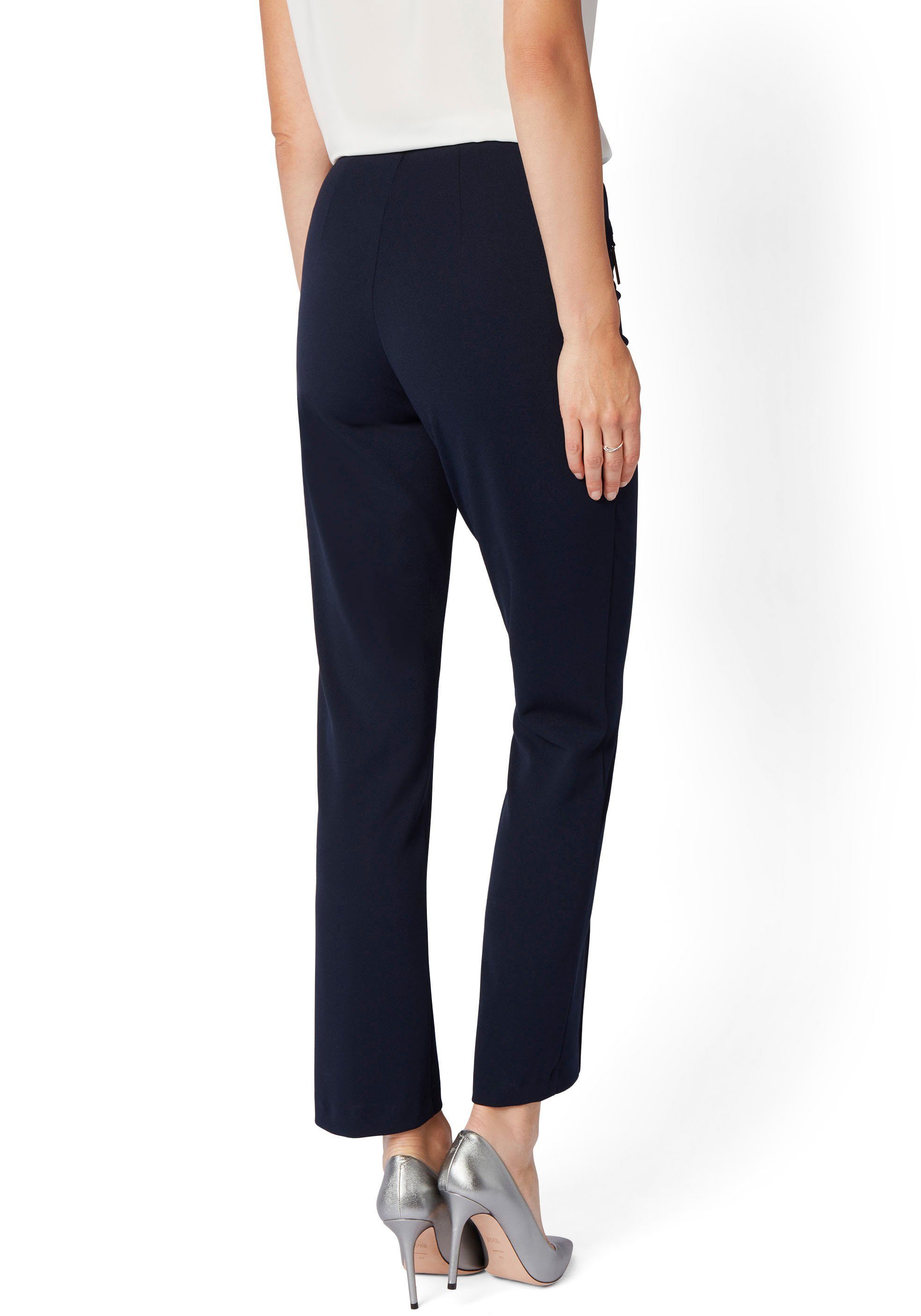select! By Hermann Lange Stretchbroek Lea met persplooien