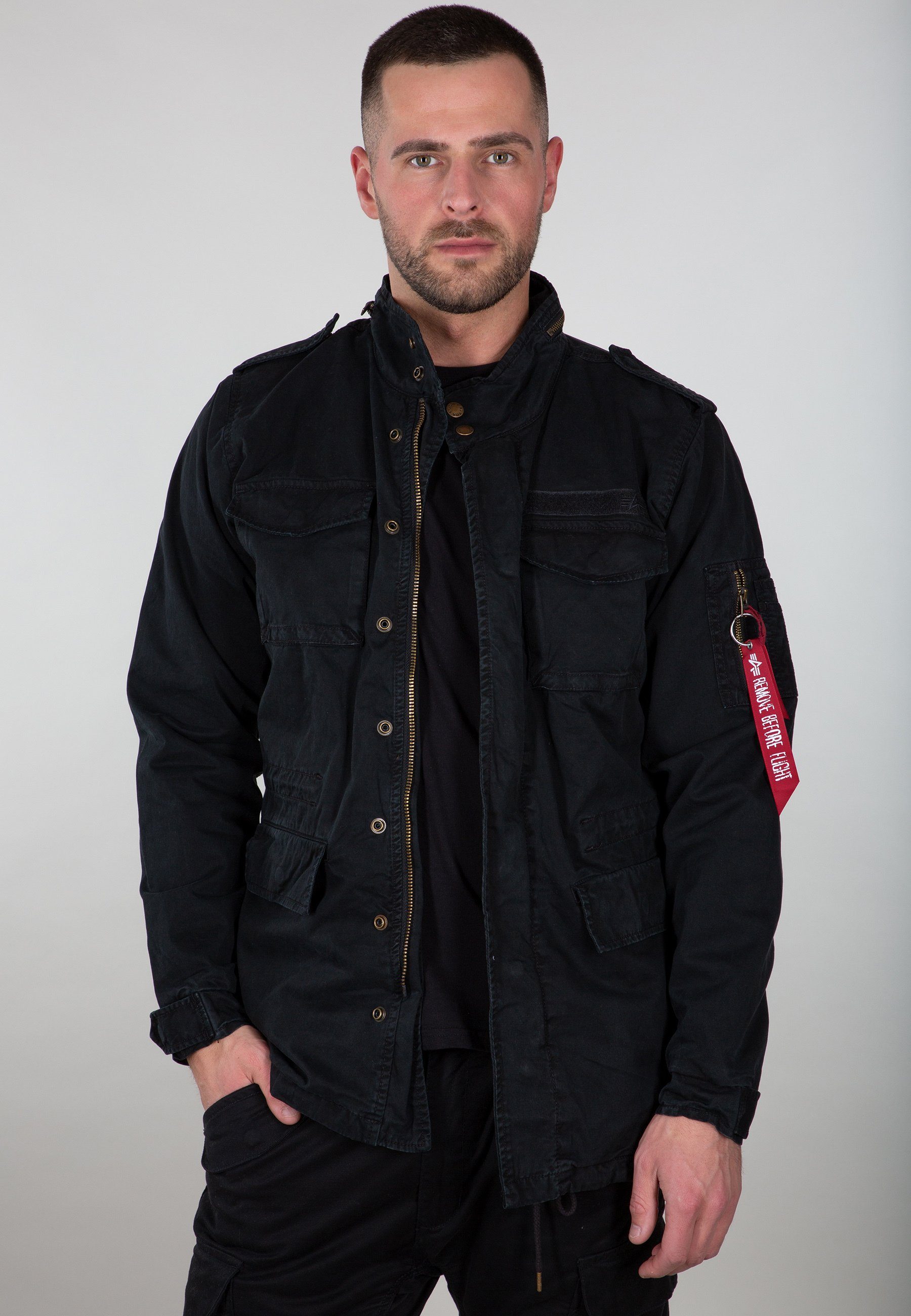 Alpha Industries Field-jacket Alpha Industries Men - Field Jackets Huntington heren jassen maat M zwart