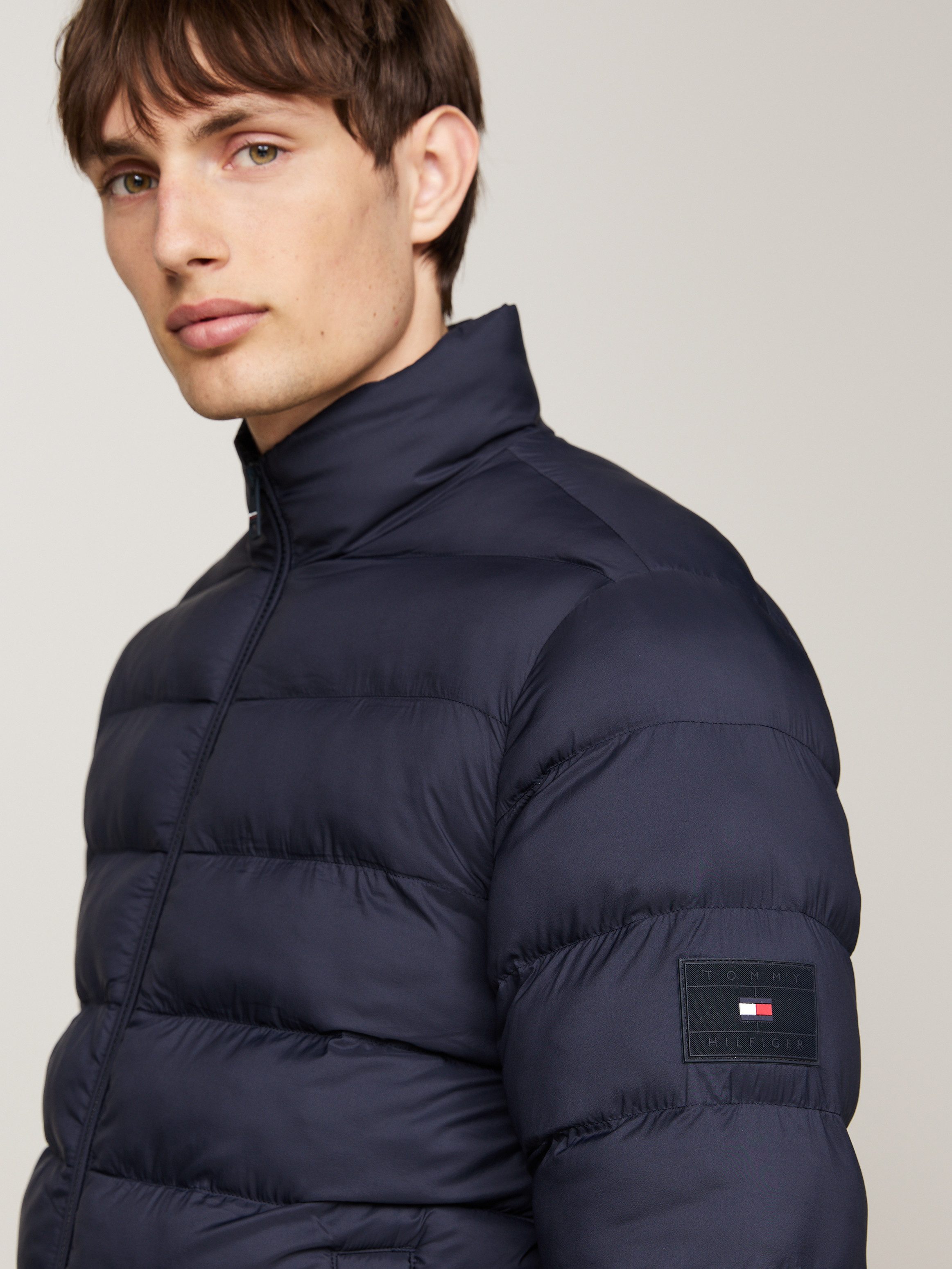 Tommy Hilfiger Gewatteerde jas MID WEIGHT STAND COLLAR JACKET