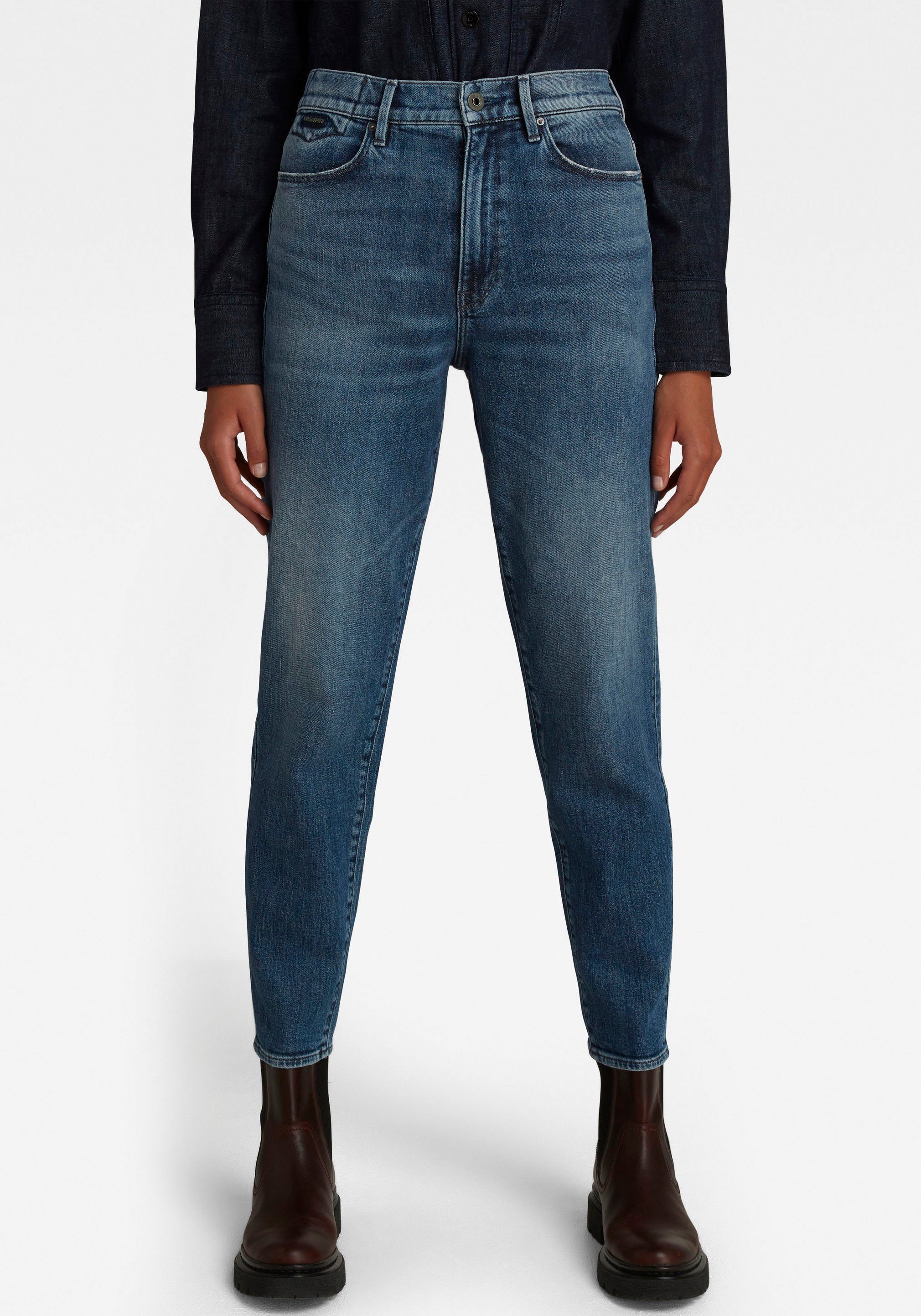 G-Star RAW Mom jeans Janeh Ultra High Mom Ankle Jeans perfecte pasvorm door  het elastan-aandeel online verkrijgbaar | OTTO