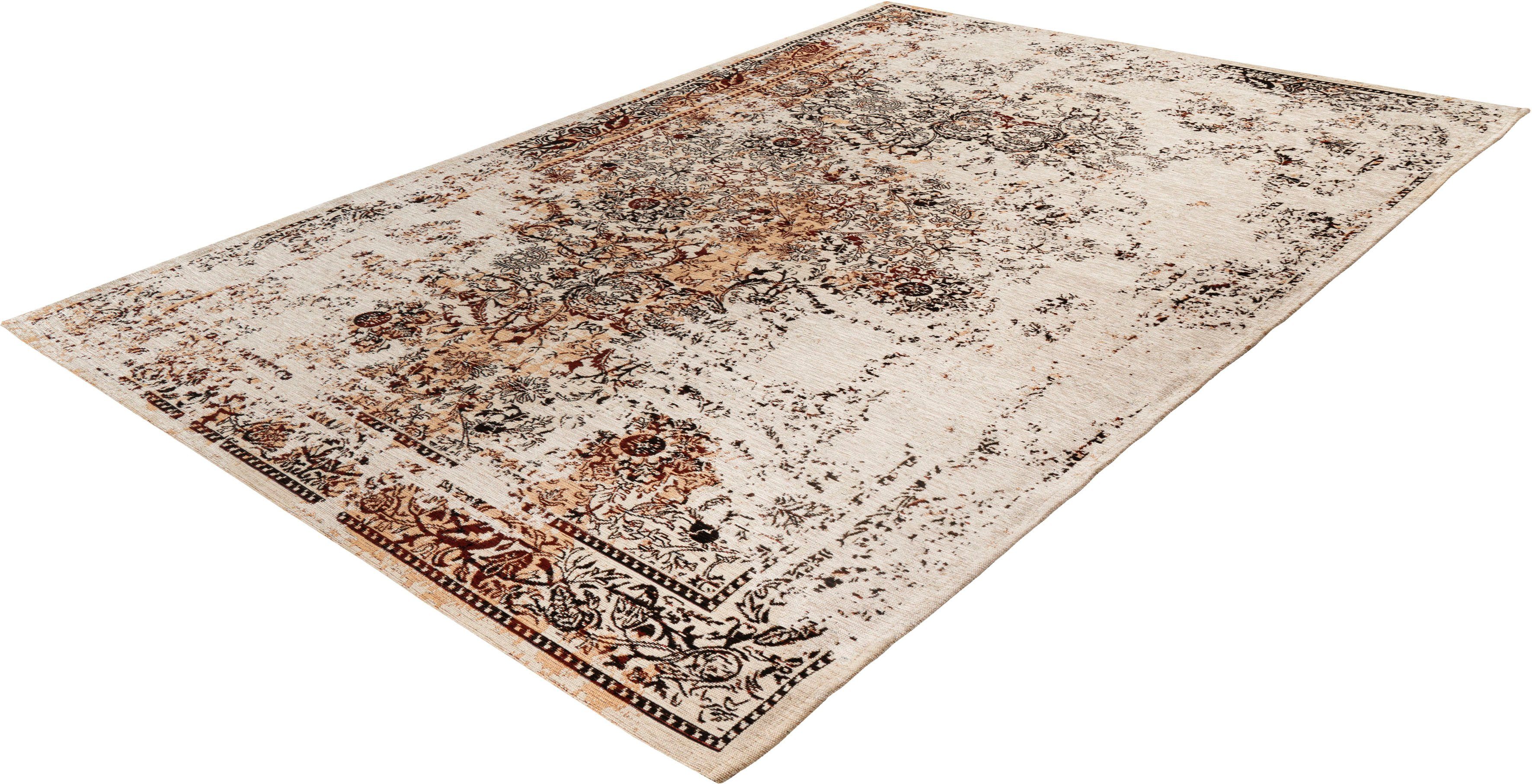 Padiro Vloerkleed Charme 725 Chenille vlakweefsel in vintage stijl