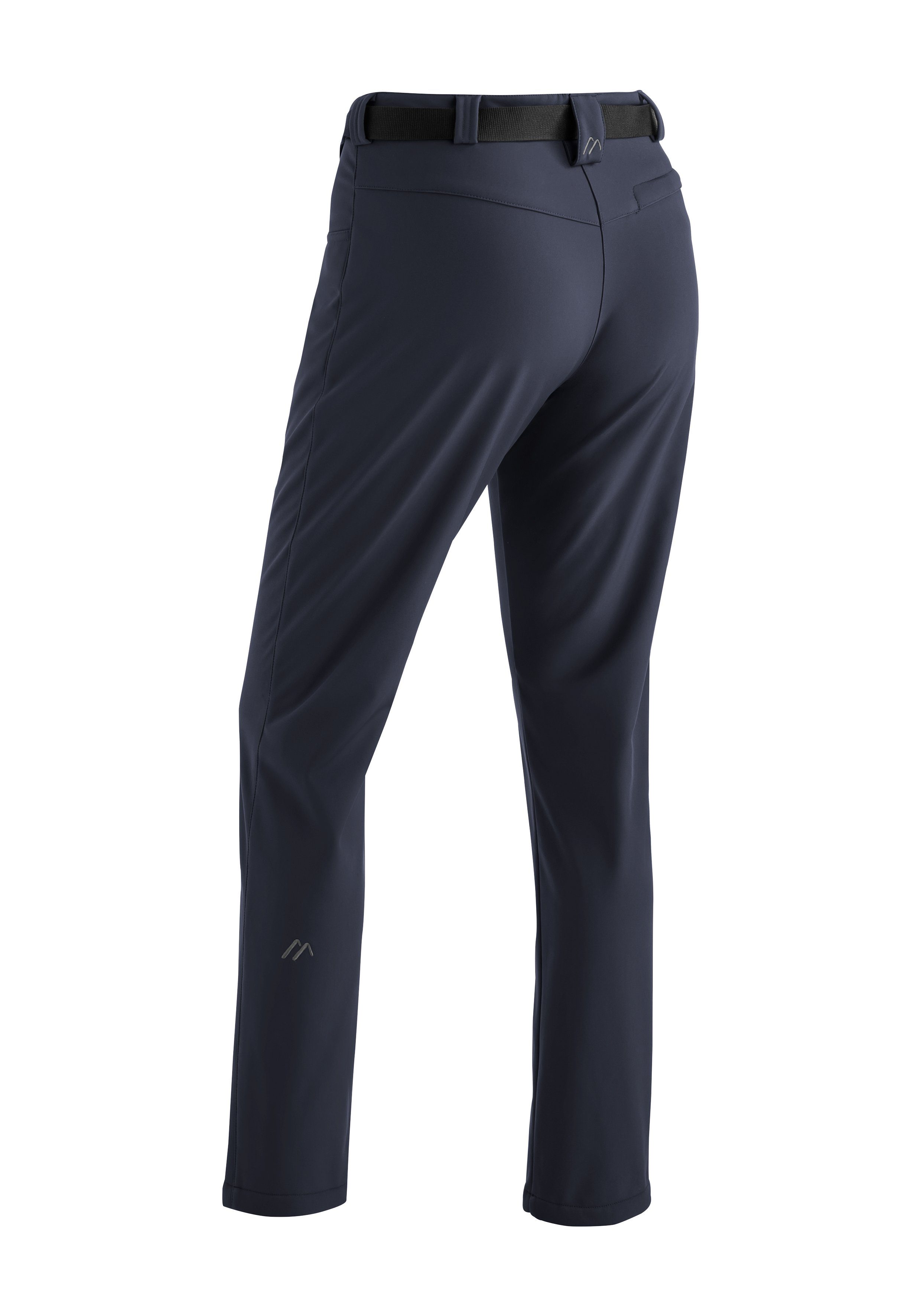 Maier Sports Functionele broek Perlit W warme dames softshell broek, winter outdoor broek, winddicht, regular fit