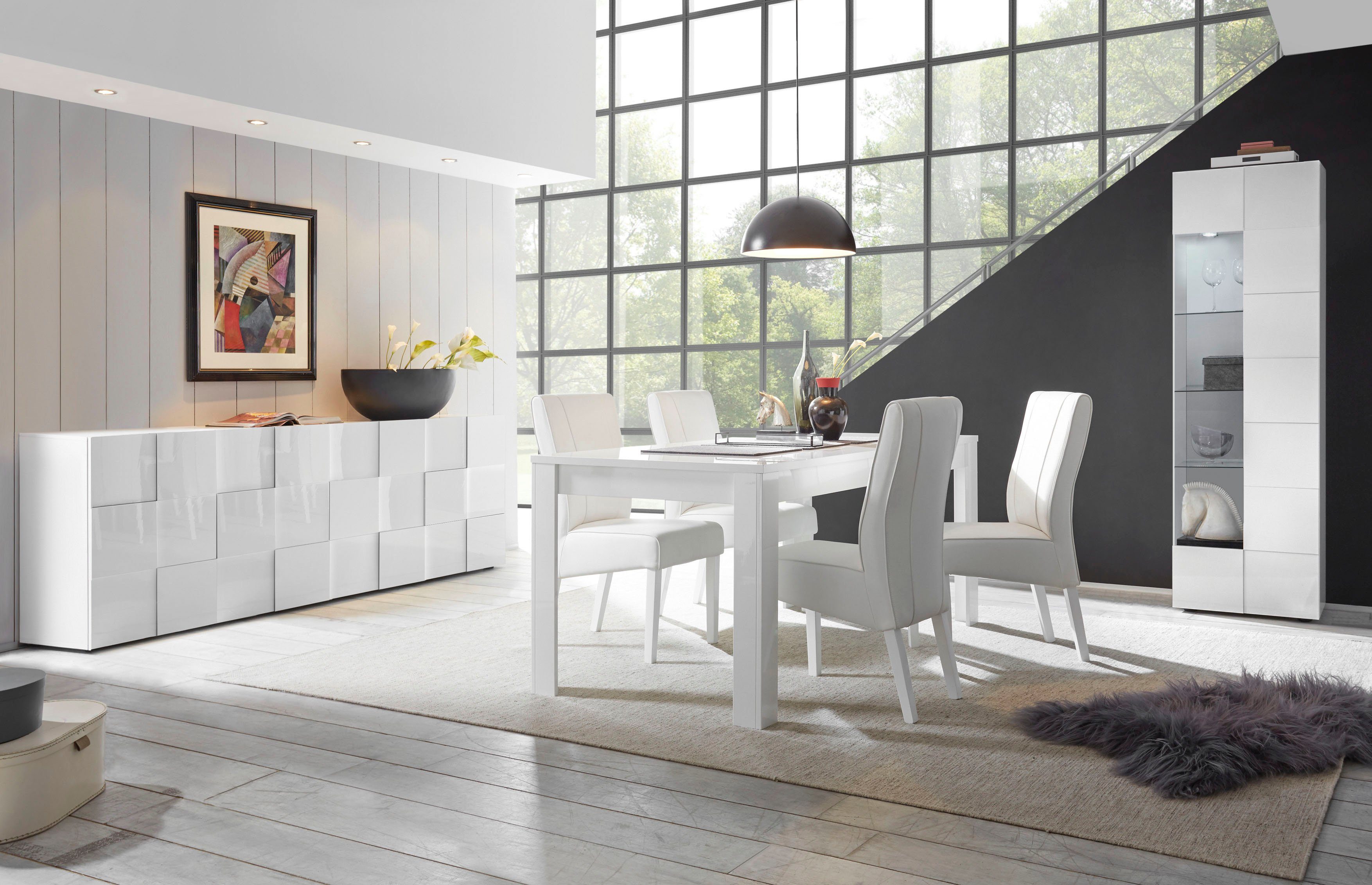 INOSIGN Eettafel Amalfi , breedte 180 cm, uit te breiden met insteekblad
