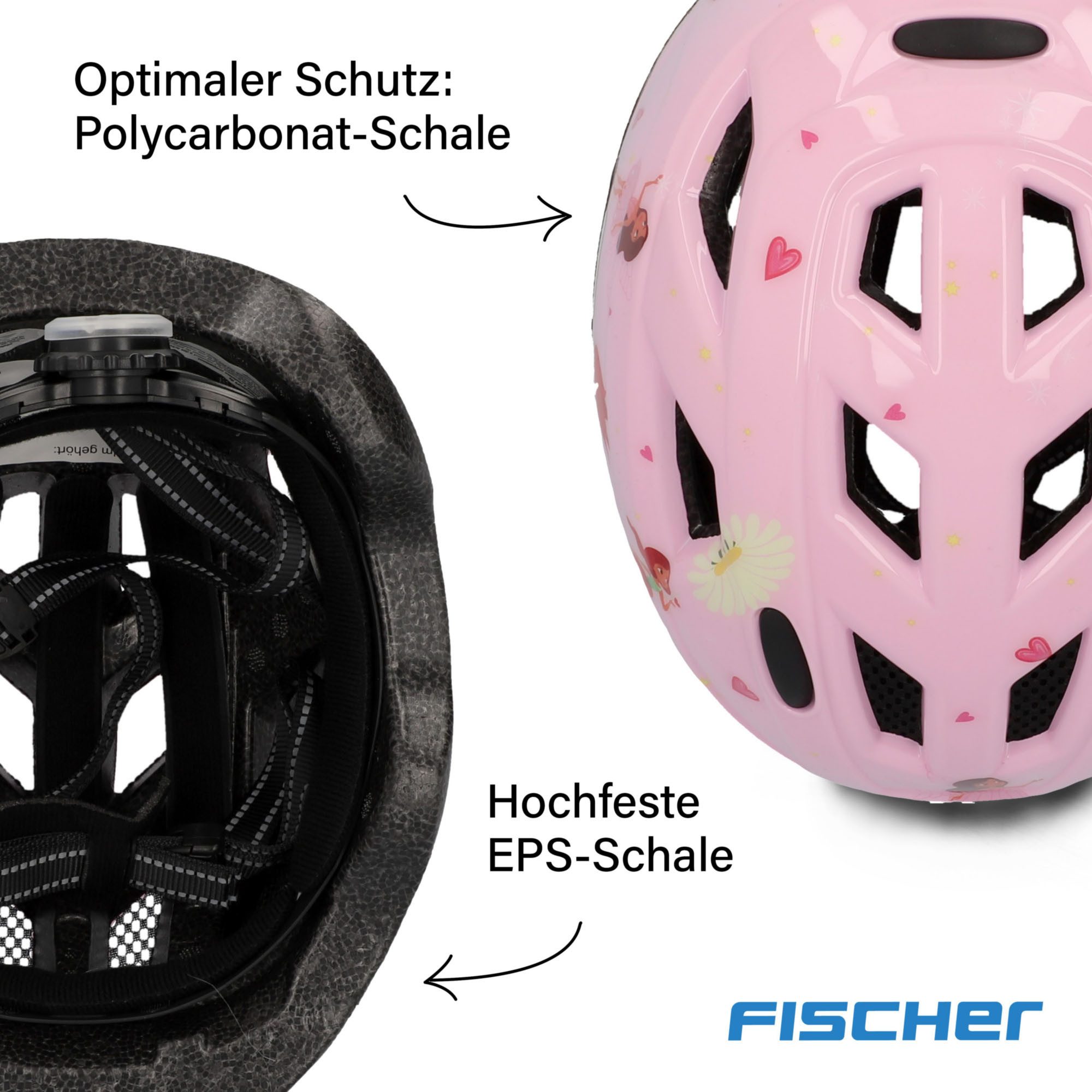 Fischer Kinderfietshelm Plus prinses XS/S