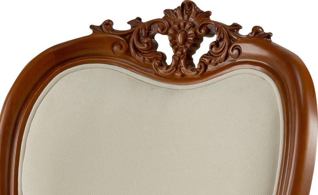 Home affaire Stoel met armleuningen Stoelen Baronessa (1 stuk)