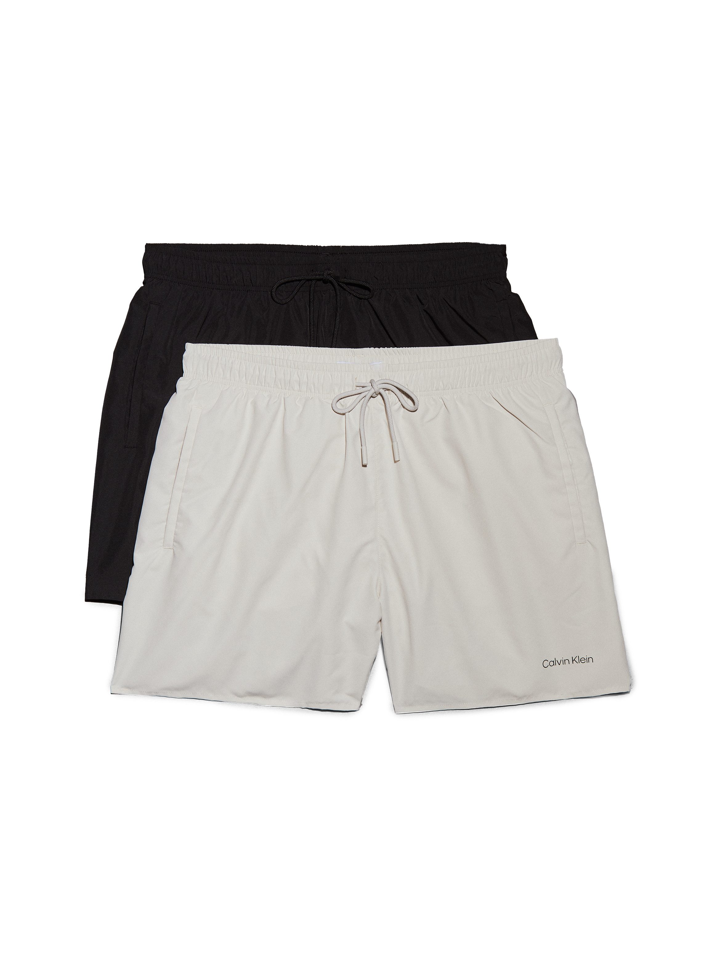 Calvin Klein Swimwear Zwemshort met logo (2 stuks, Set van 2)