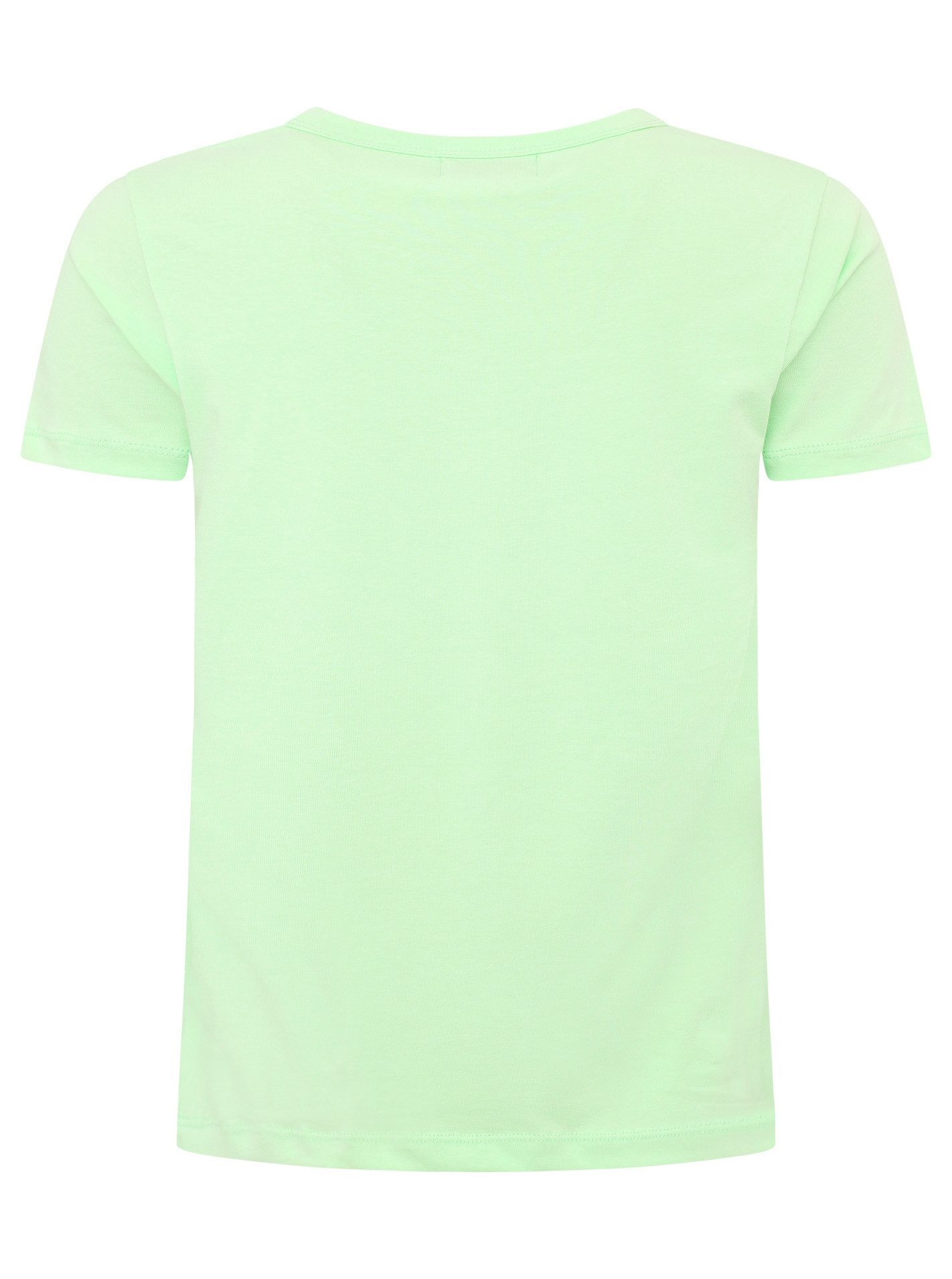 Zwillingsherz T-shirt Smile Happiness Fun met kleurrijke borduursel en pailletten