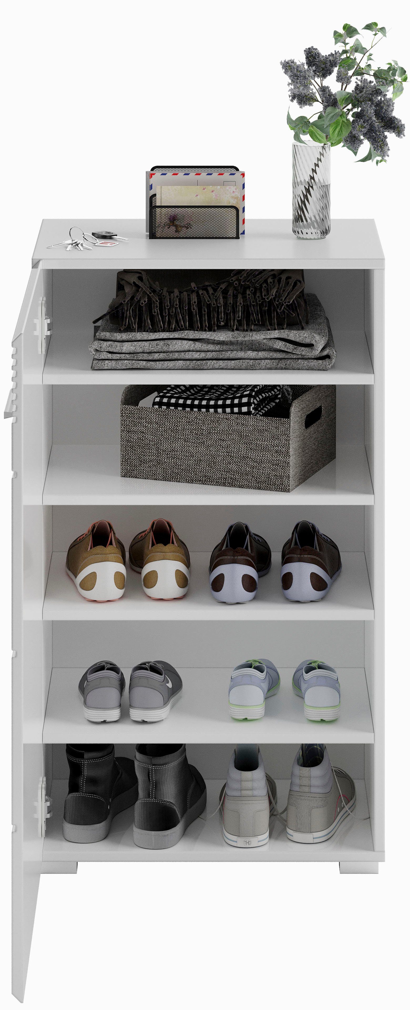 INOSIGN Halmeubelset Malmö, Breedte 170 cm, MDF Front met groeffrezing, 5-delig, bestaande uit: (5-delig)