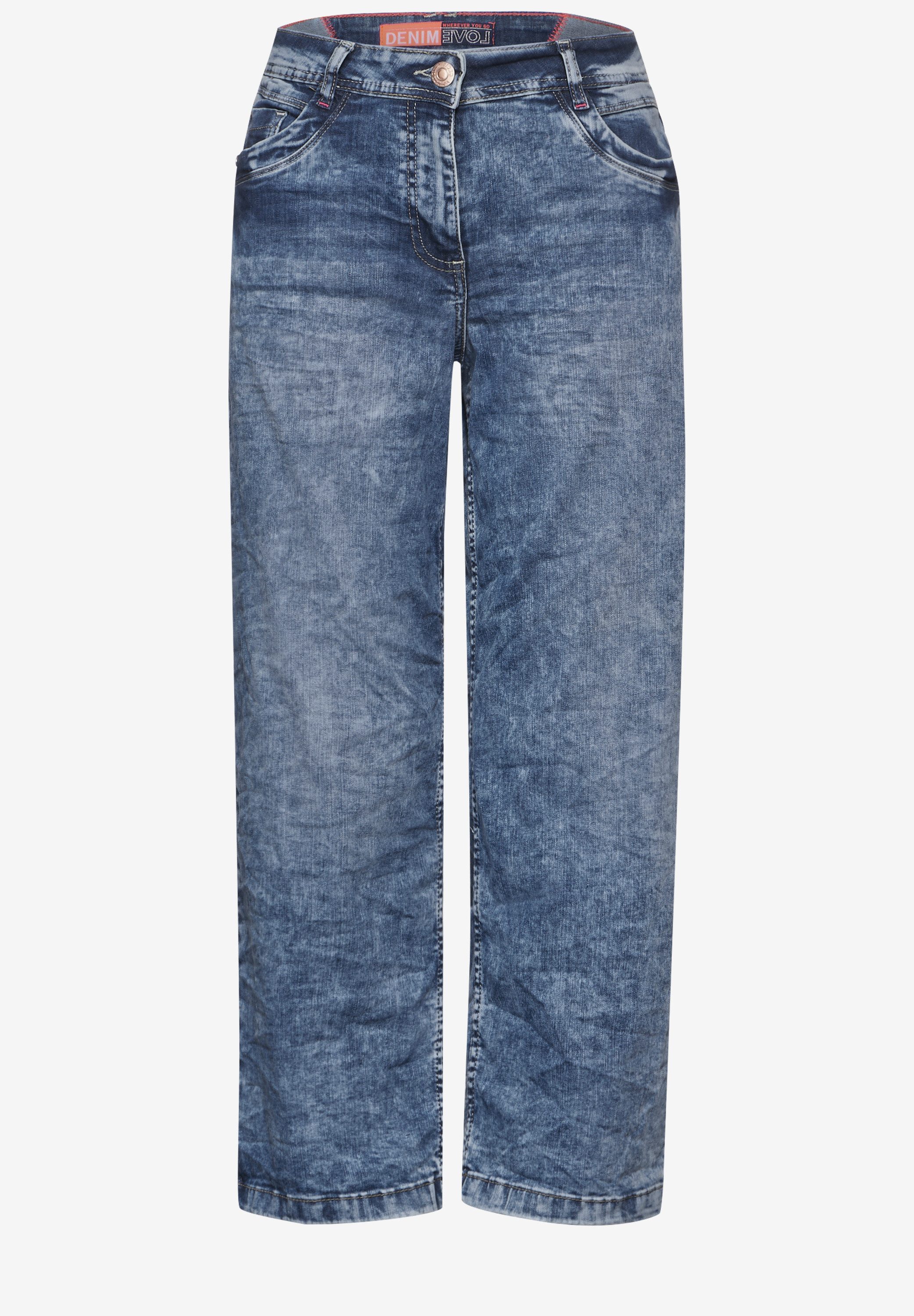 Cecil Loose fit jeans Style Neele in five-pocketsstijl