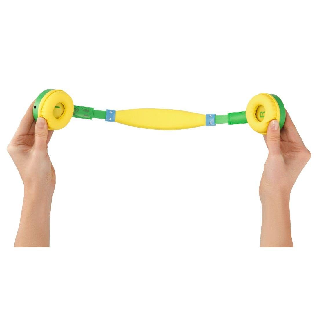 Hama Kinder koptelefoon Kindkoptelefoon met kabel (85 dB volume beperking, on-ear) Maat verstelbaar, geïntegreerde microfoon, Siri en Google Assistant