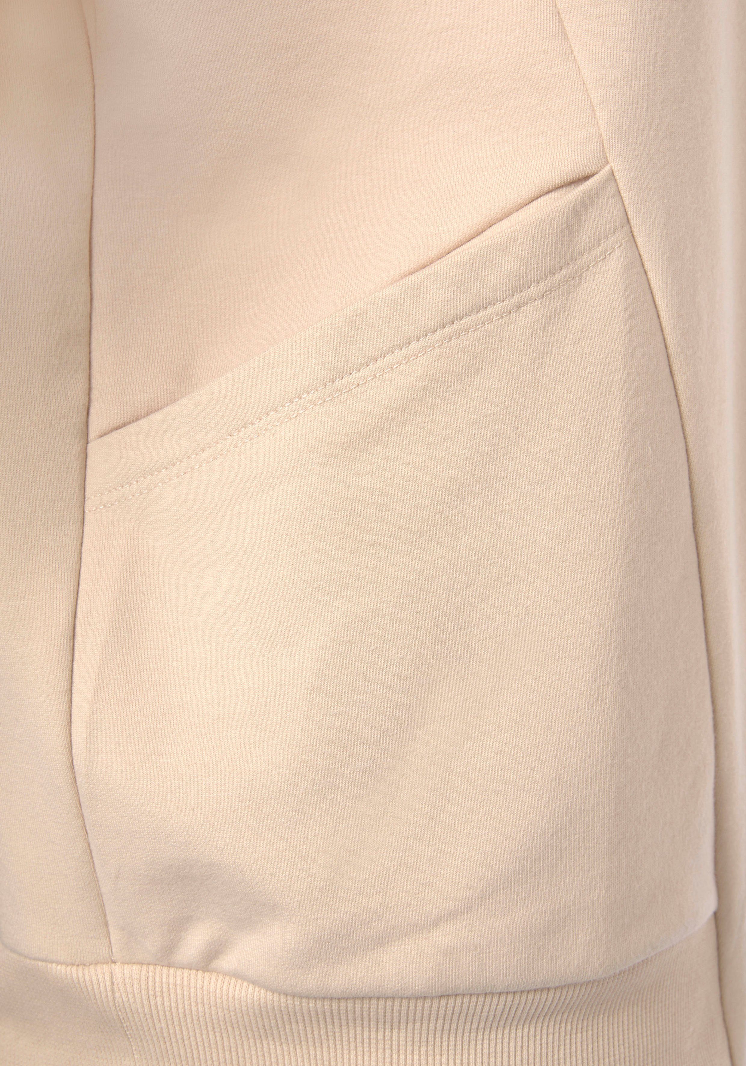 Bench. Loungewear Capuchonsweatvest met sportieve deelnaad, loungepak