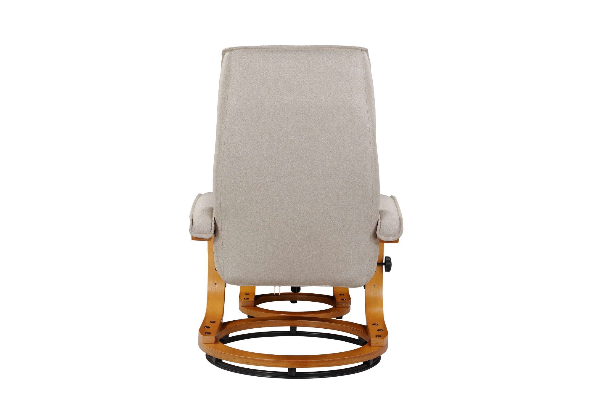 Home affaire Relaxfauteuil Paris, tv-stoel met poef en handmatige ligfunctie (set, 2 stuks)