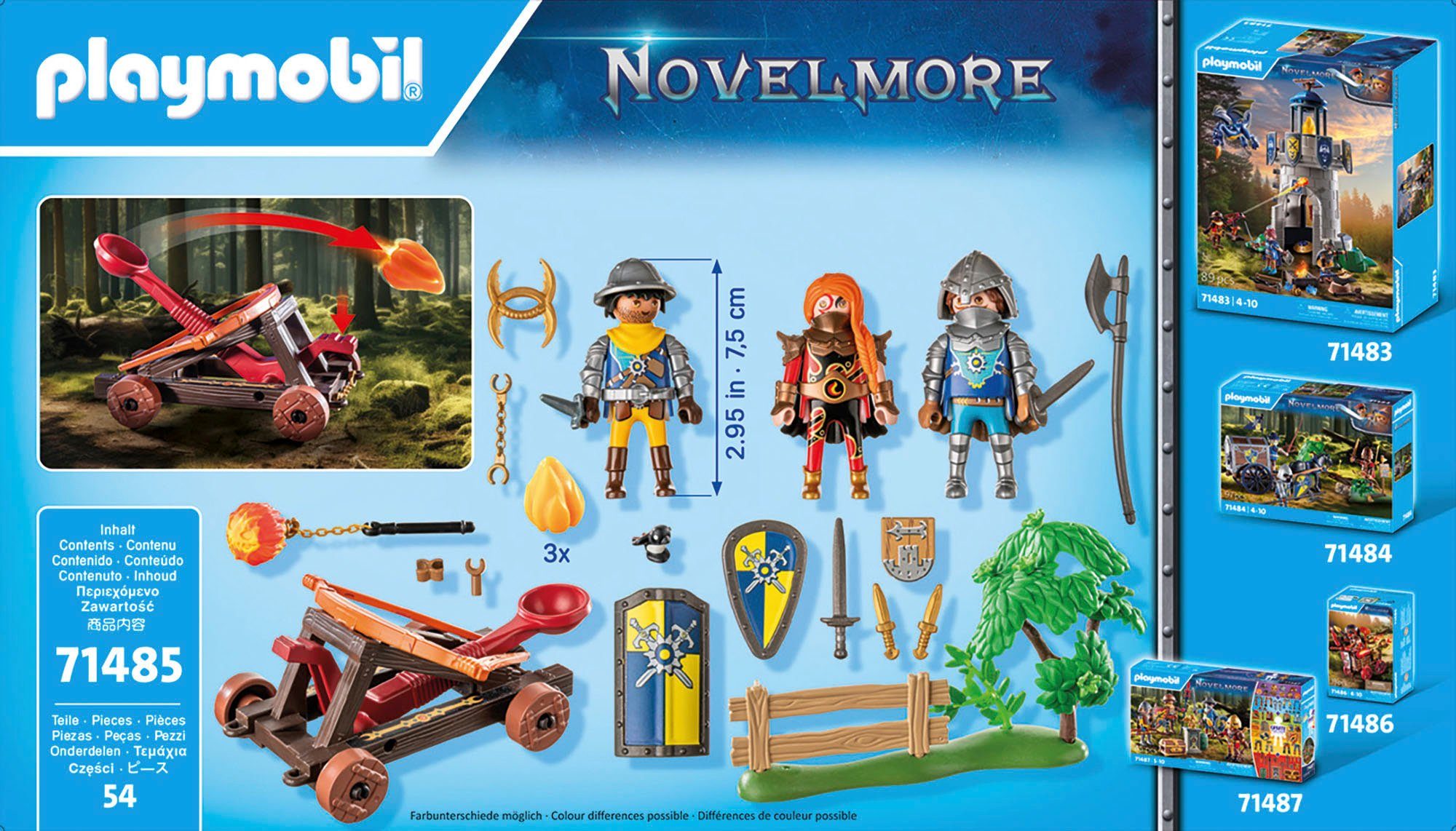 Playmobil® Constructie-speelset Hinderlaag langs de weg (71485), Novelmore (54-delig)