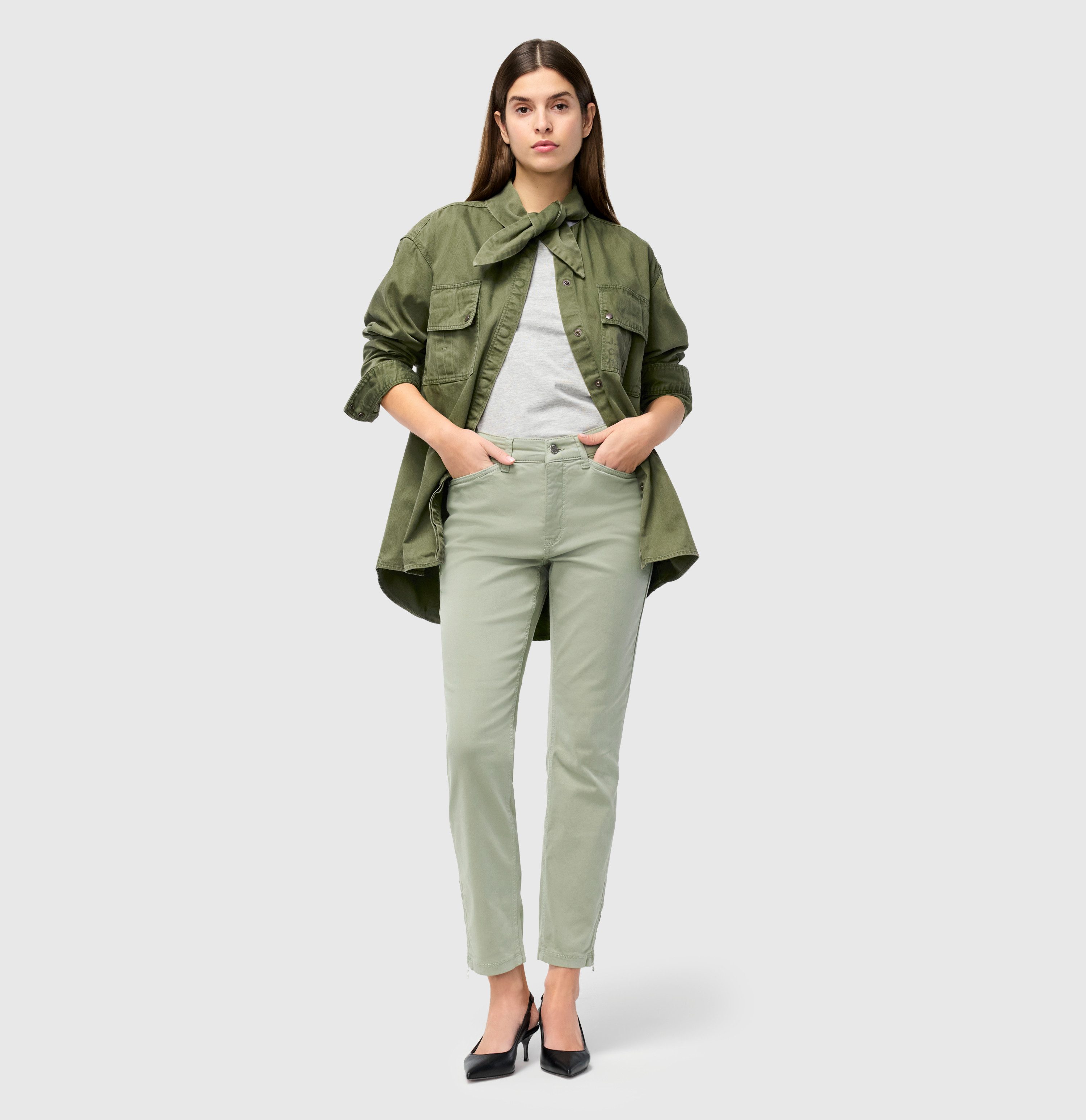 MAC 7 8 jeans Dream Chic Verkort model met ritssluiting