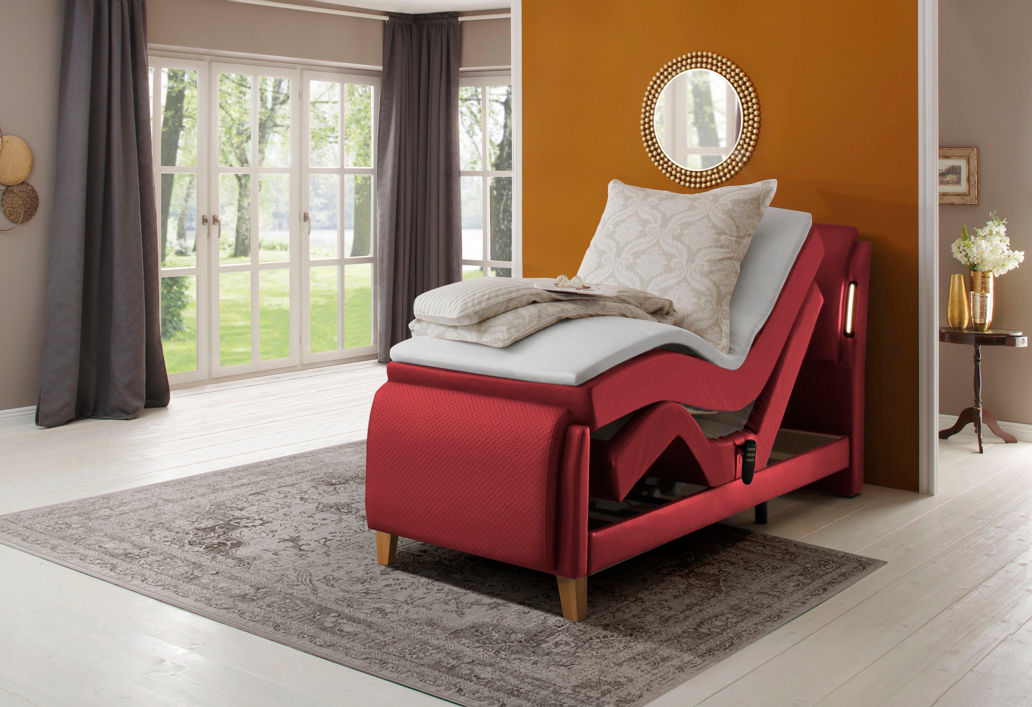 Home affaire Boxspring Messina2 Ligcomfort elektrisch verstelbaar