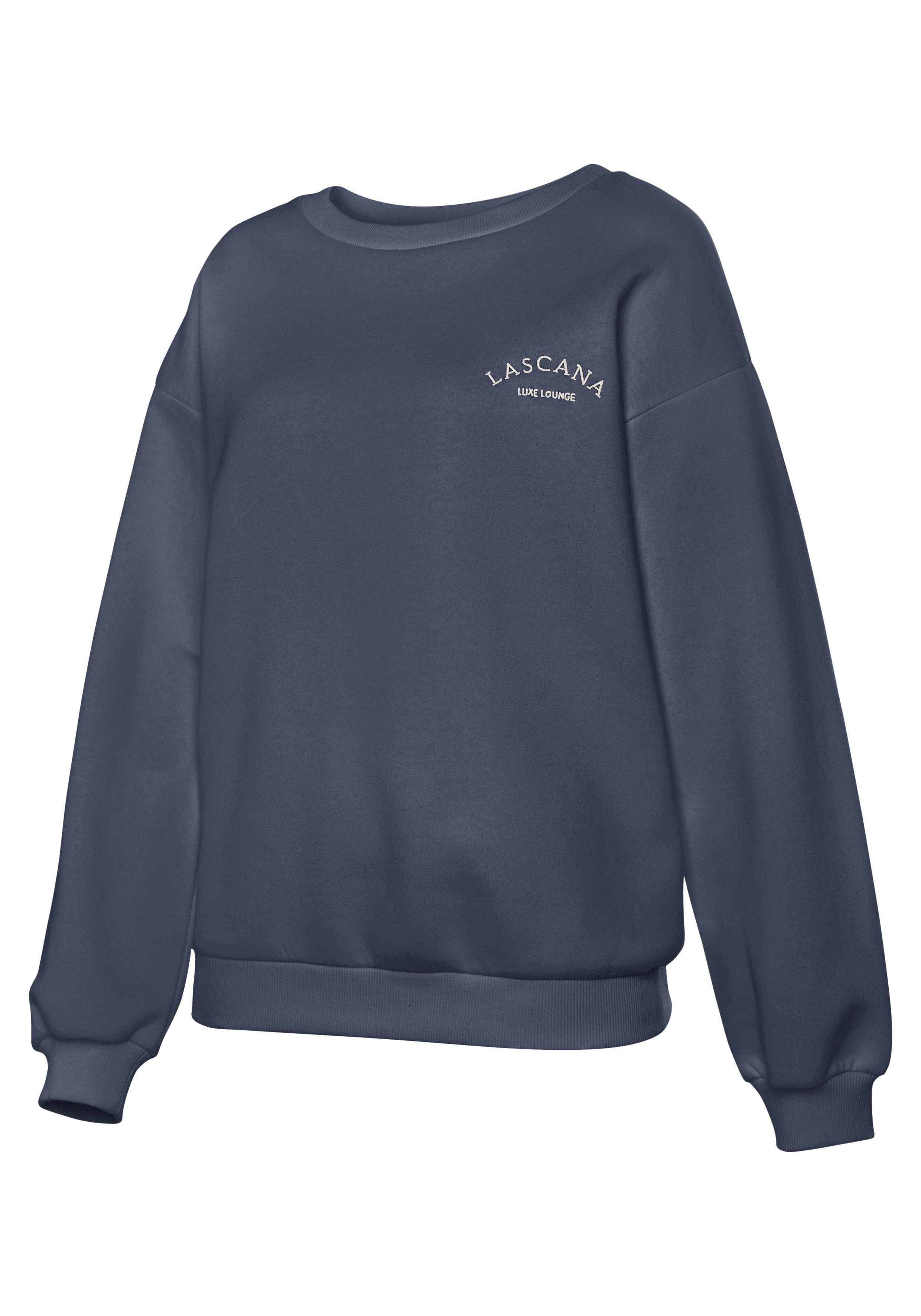 Lascana Sweatshirt -Pullover met wijde mouwen, loungewear
