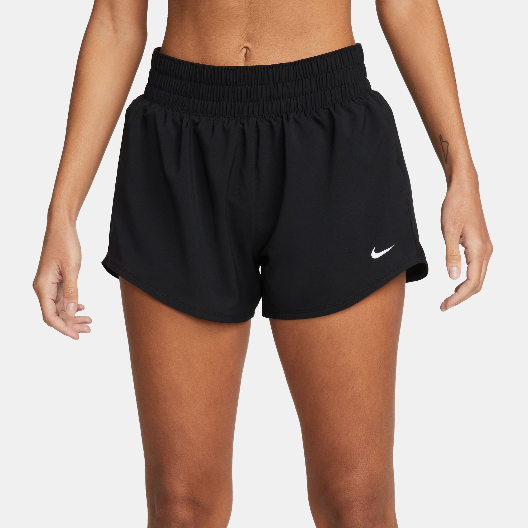 Nike Trainingsshort DRI-FIT ONE WOMEN'S MID-RISE BRIEF-LINED SHORTS
