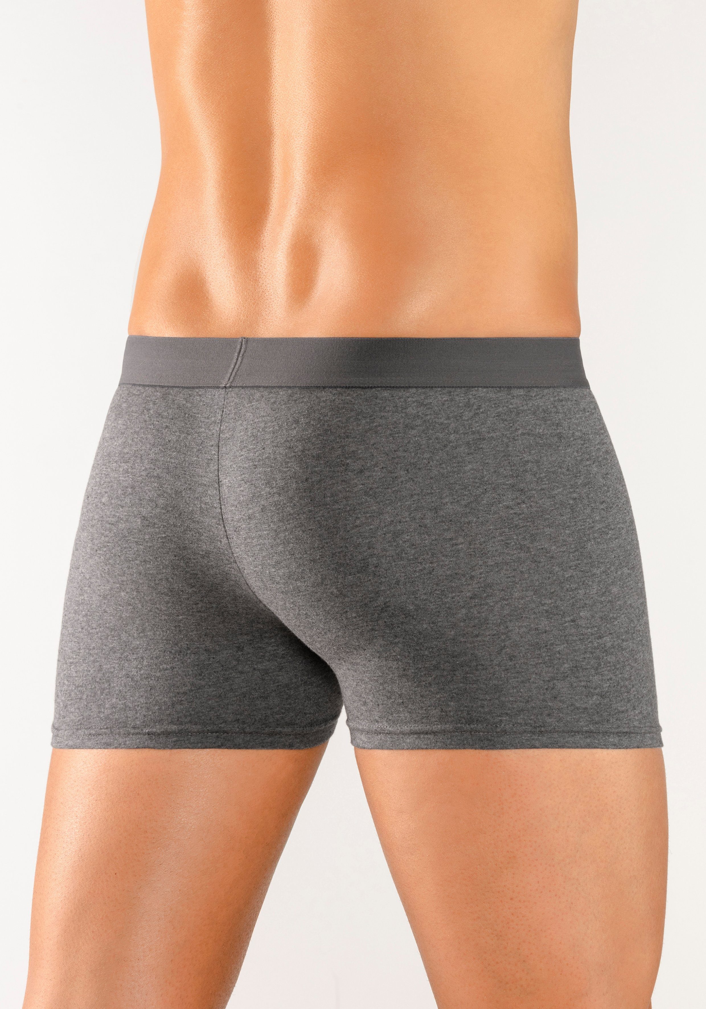 H.I.S Boxershort voor heren Logoweefband met 3D-effect (set, 5 stuks)