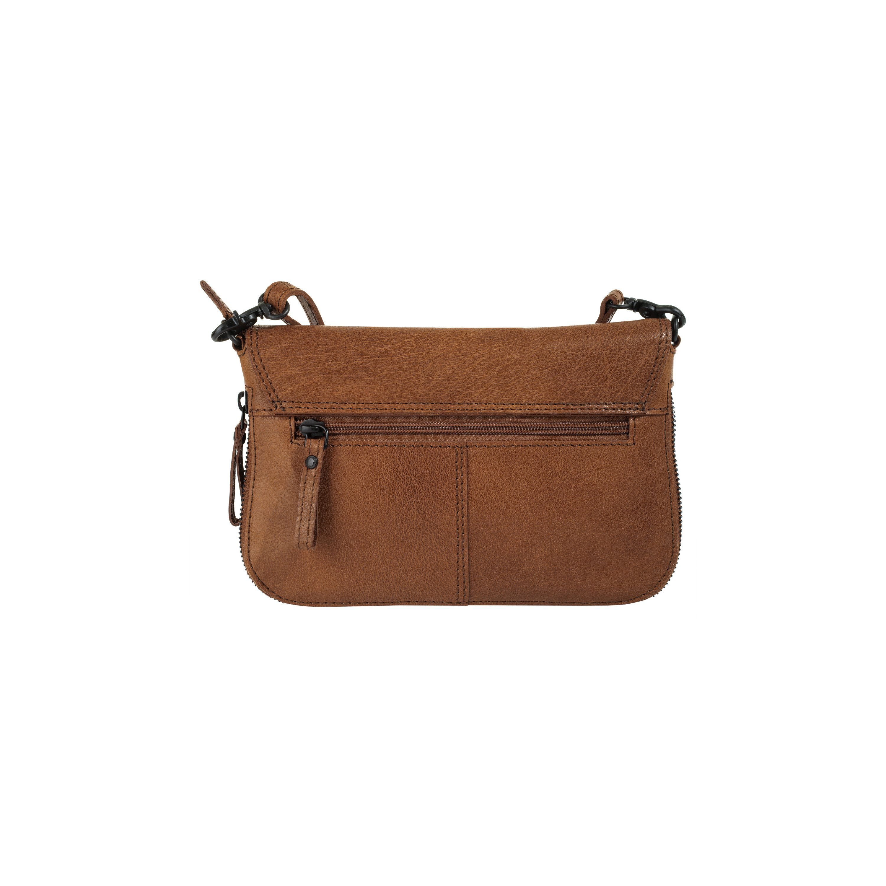 Spikes & Sparrow Schoudertas echt leder