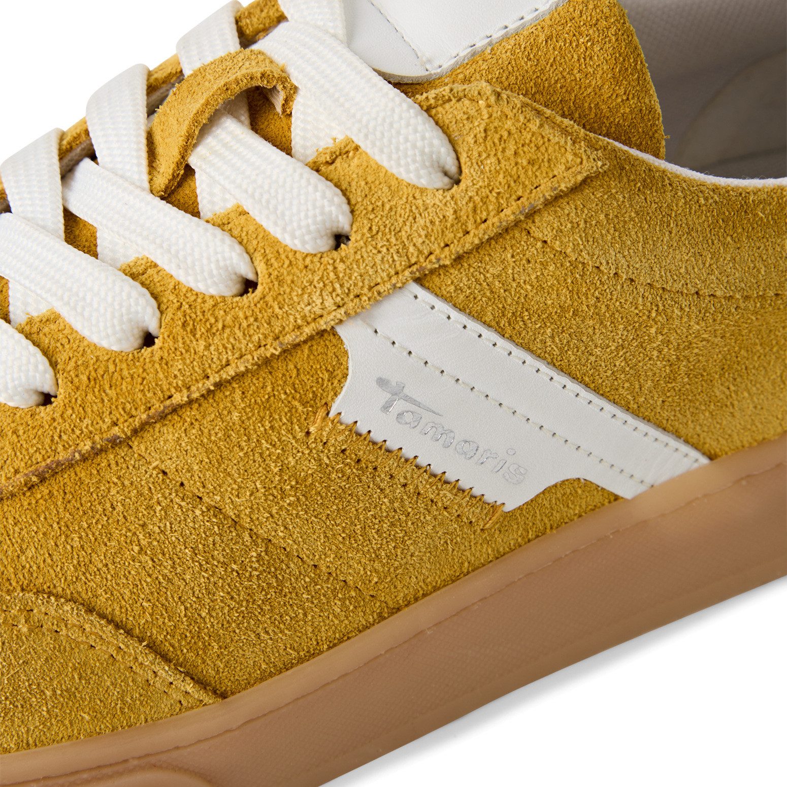 Tamaris Plateausneakers veterschoen, lage schoen, vrijetijdsschoen met gepolsterde schachtversteviging