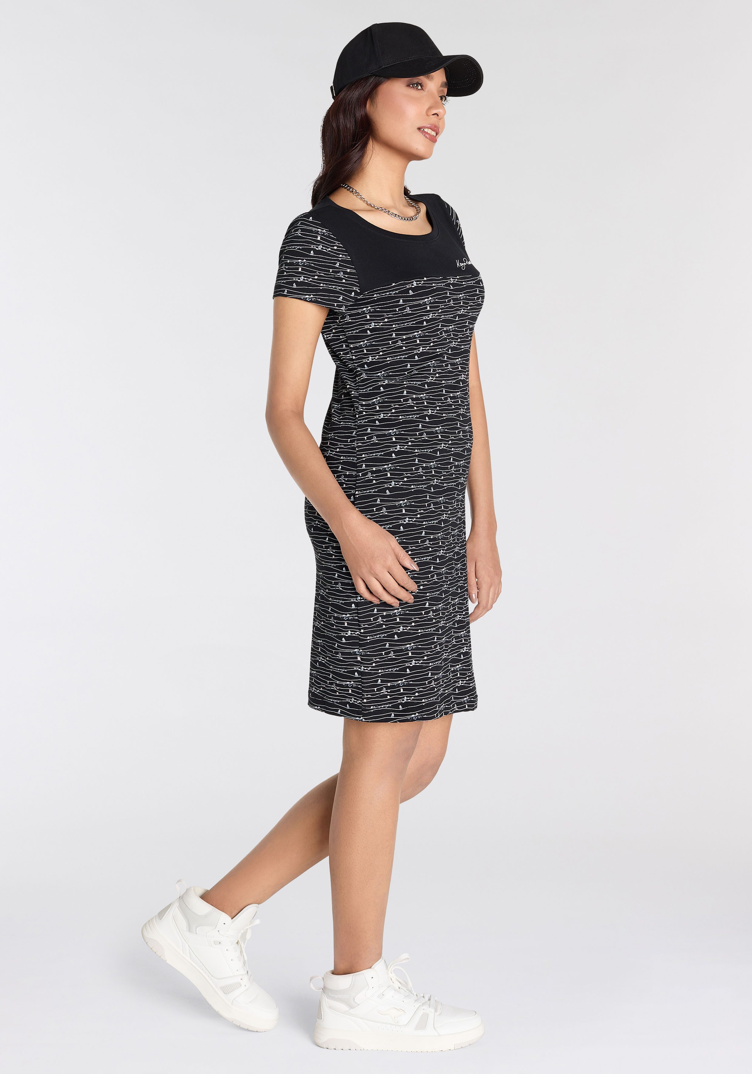 KangaROOS Jerseyjurk met trendy print all-over