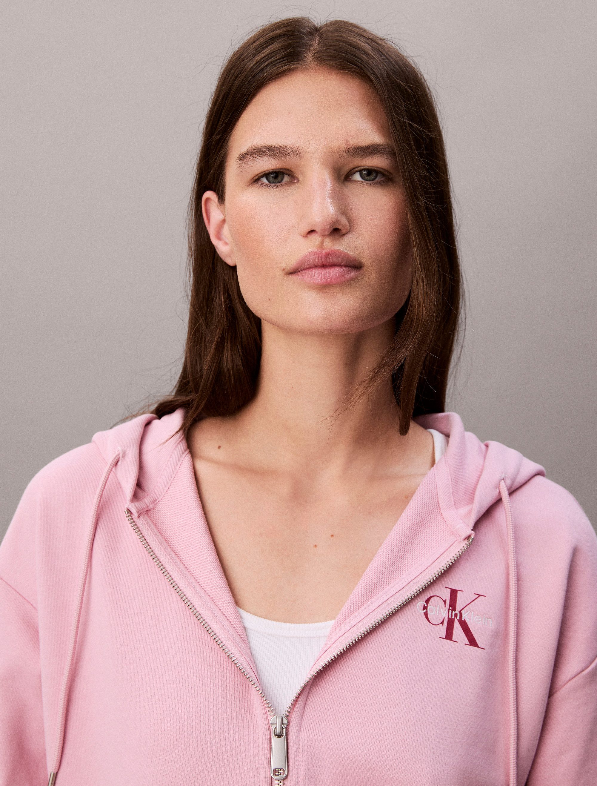 Calvin Klein Sweatvest MNLG FRNCH TRRY FZ B