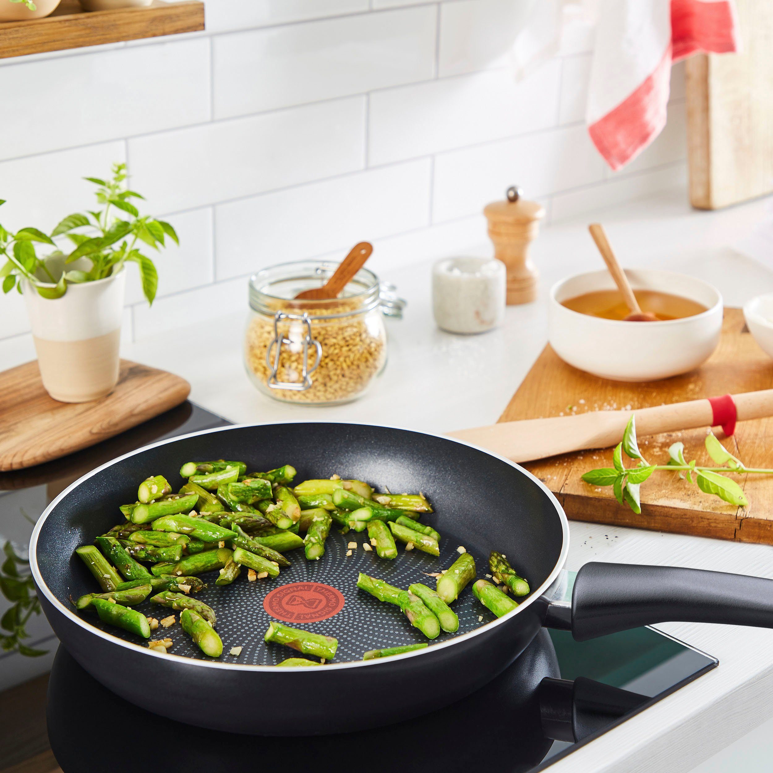 Tefal Koekenpan Generous Cook Thermo-signaal-temperatuurindicator, voor alle kookplaten inclusief inductie (1-delig)