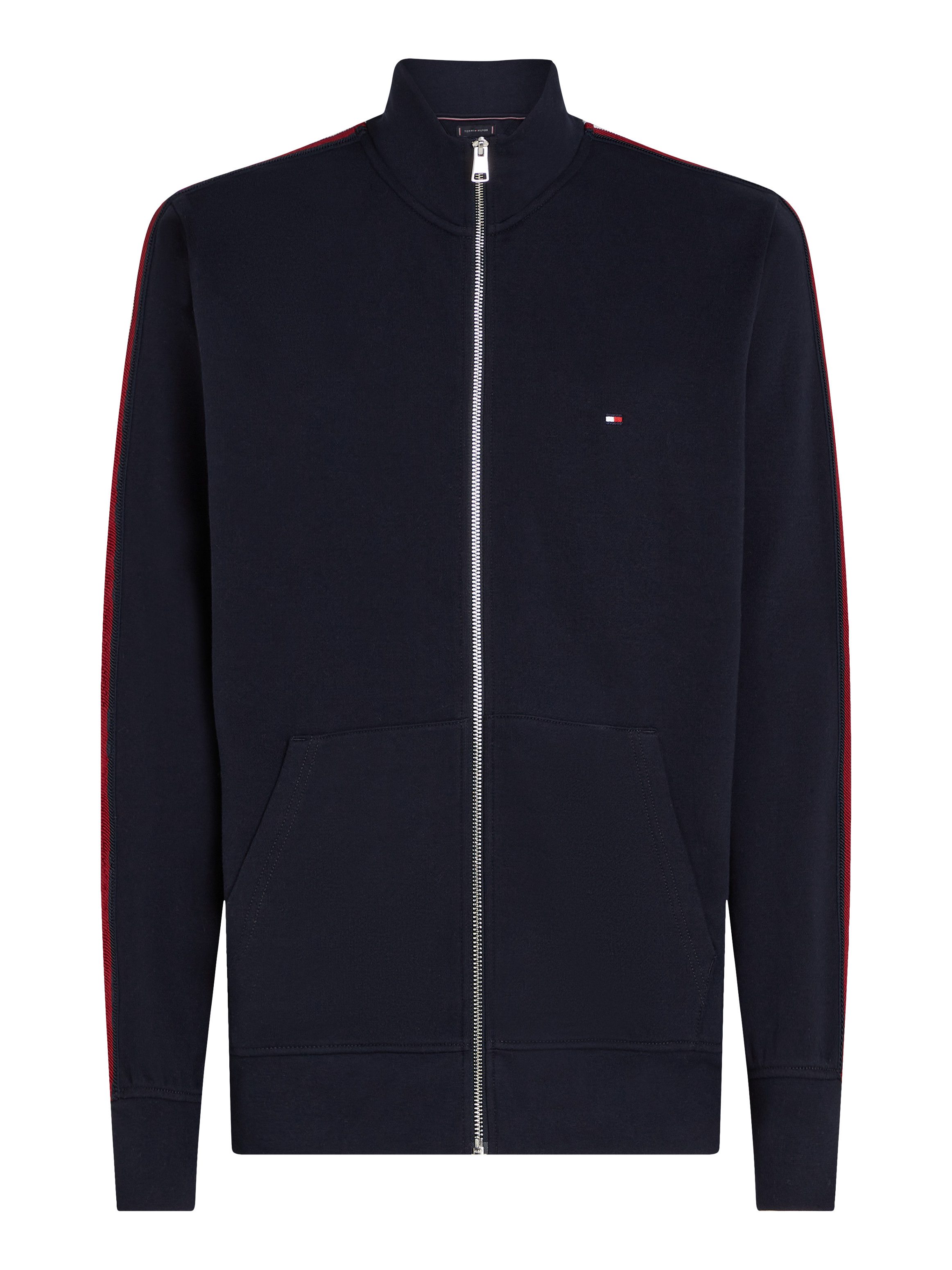 Tommy Hilfiger Sweatvest GLOBAL STRIPE STAND COLLAR