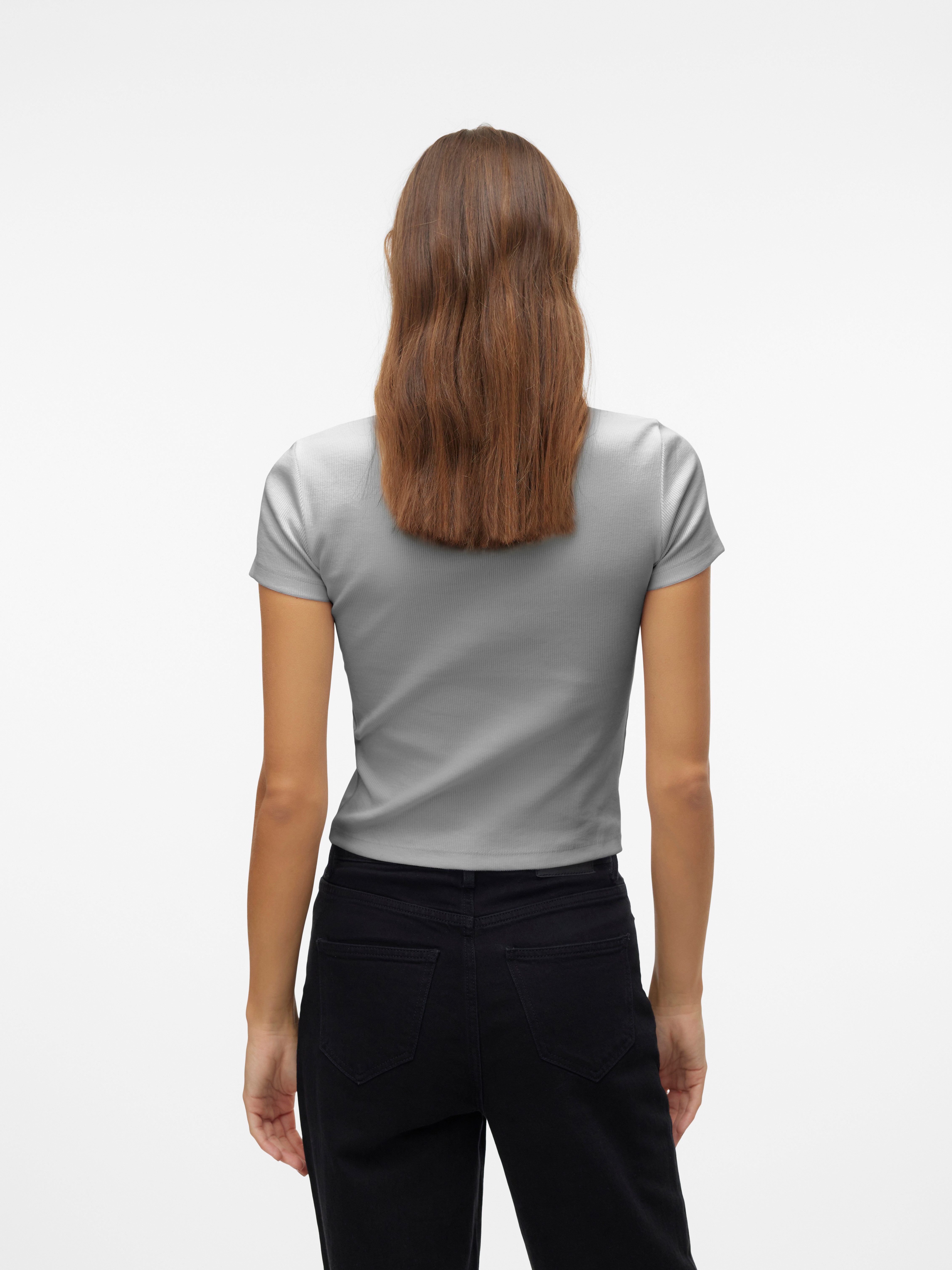 Vero Moda Shirt met ronde hals VMCHLOE SS SHORT TOP JRS NOOS
